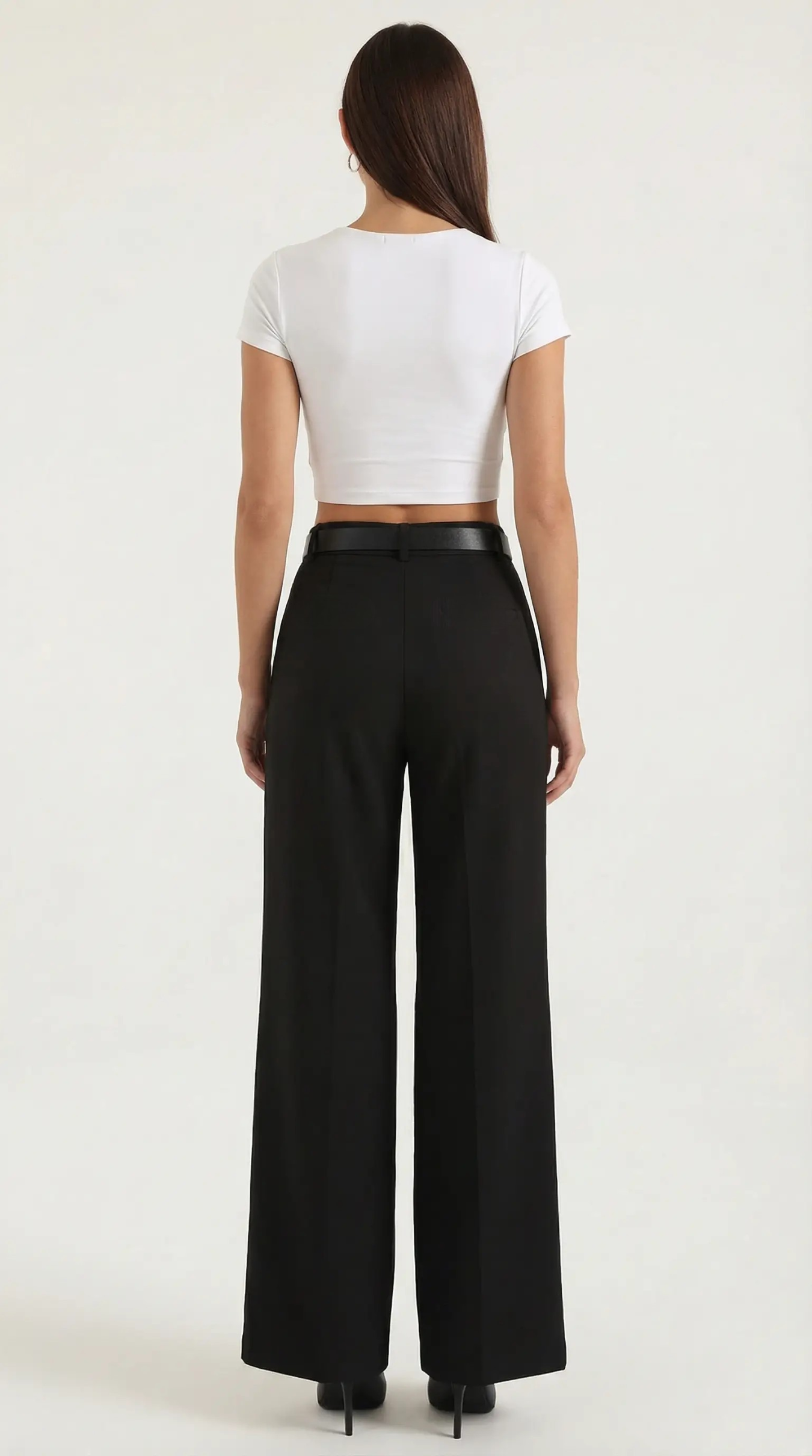 Pantaloni Donna a Gamba Larga Fluidi Eleganti Senza Tempo