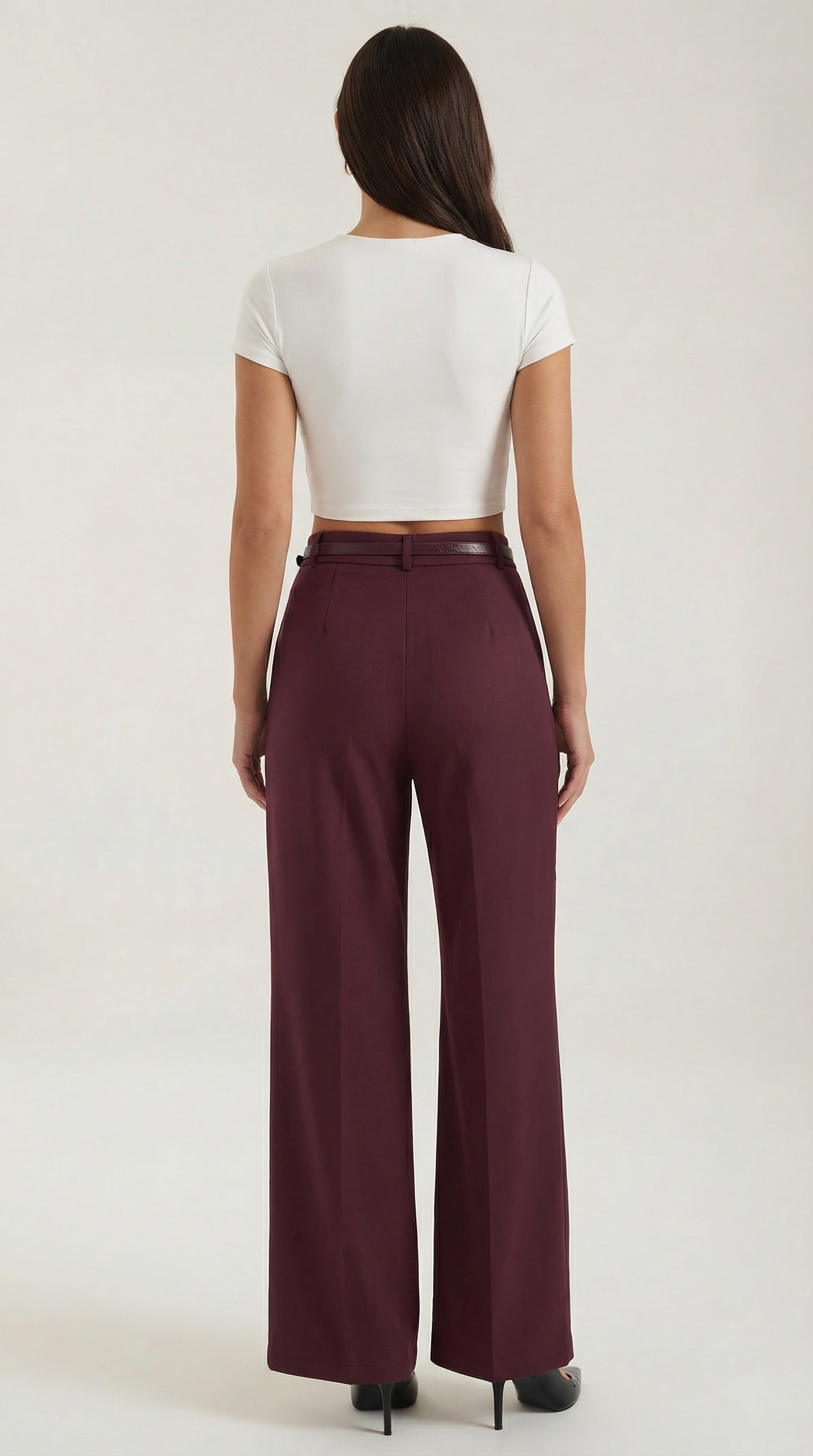 Pantaloni Donna a Gamba Larga Fluidi Eleganti Senza Tempo