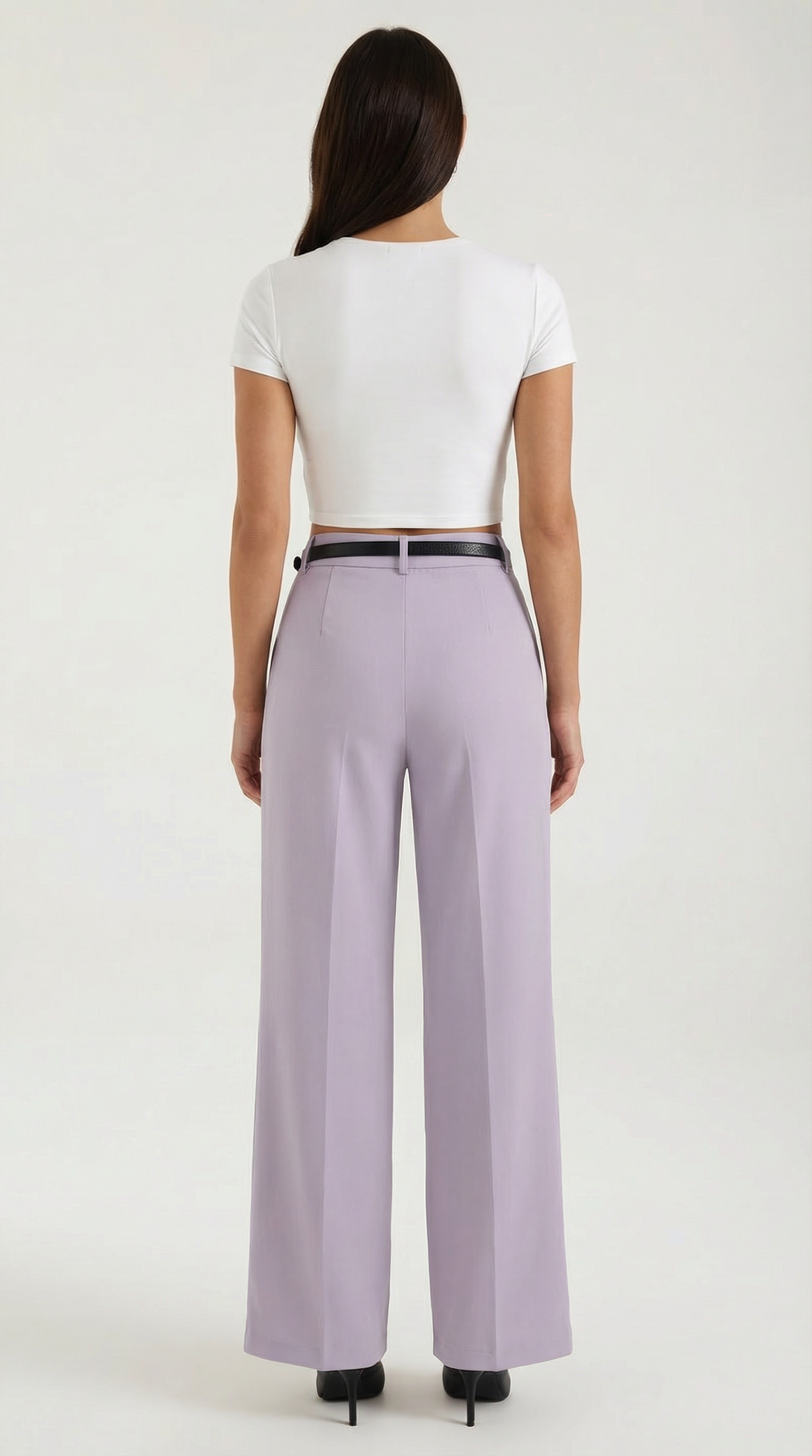 Pantaloni Donna a Gamba Larga Fluidi Eleganti Senza Tempo