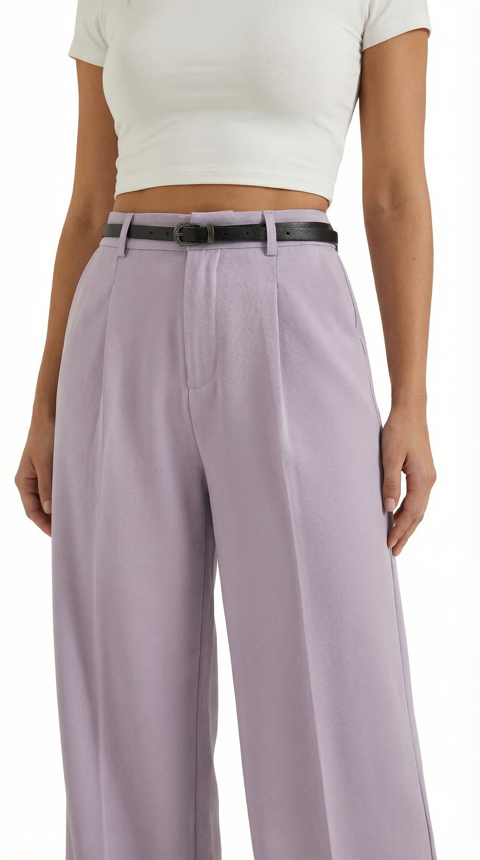 Pantaloni Donna a Gamba Larga Fluidi Eleganti Senza Tempo