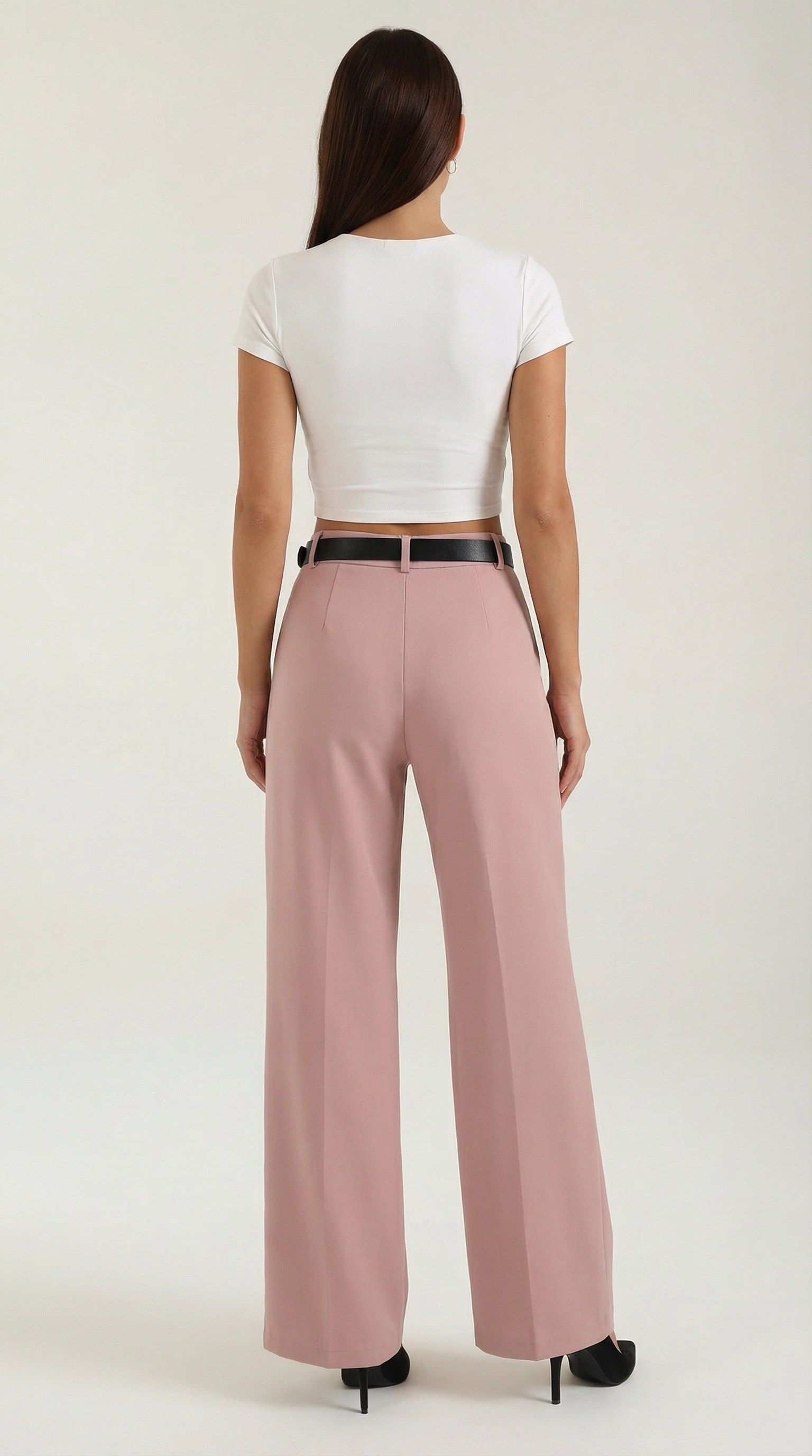 Pantaloni Donna a Gamba Larga Fluidi Eleganti Senza Tempo