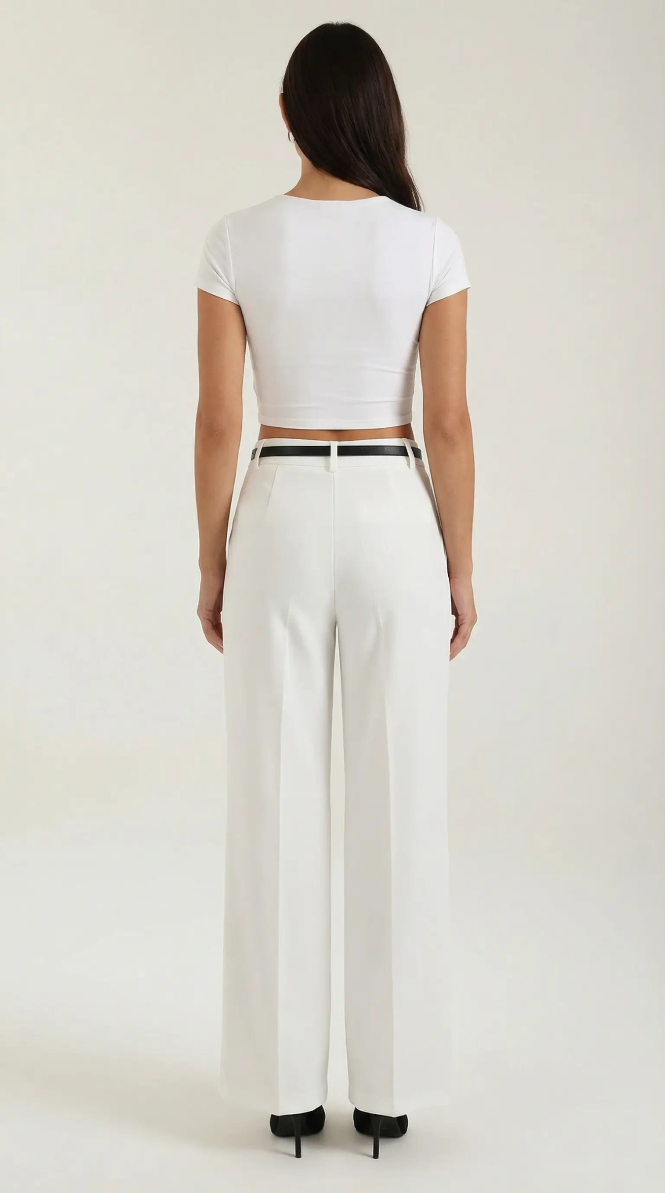Pantaloni Donna a Gamba Larga Fluidi Eleganti Senza Tempo