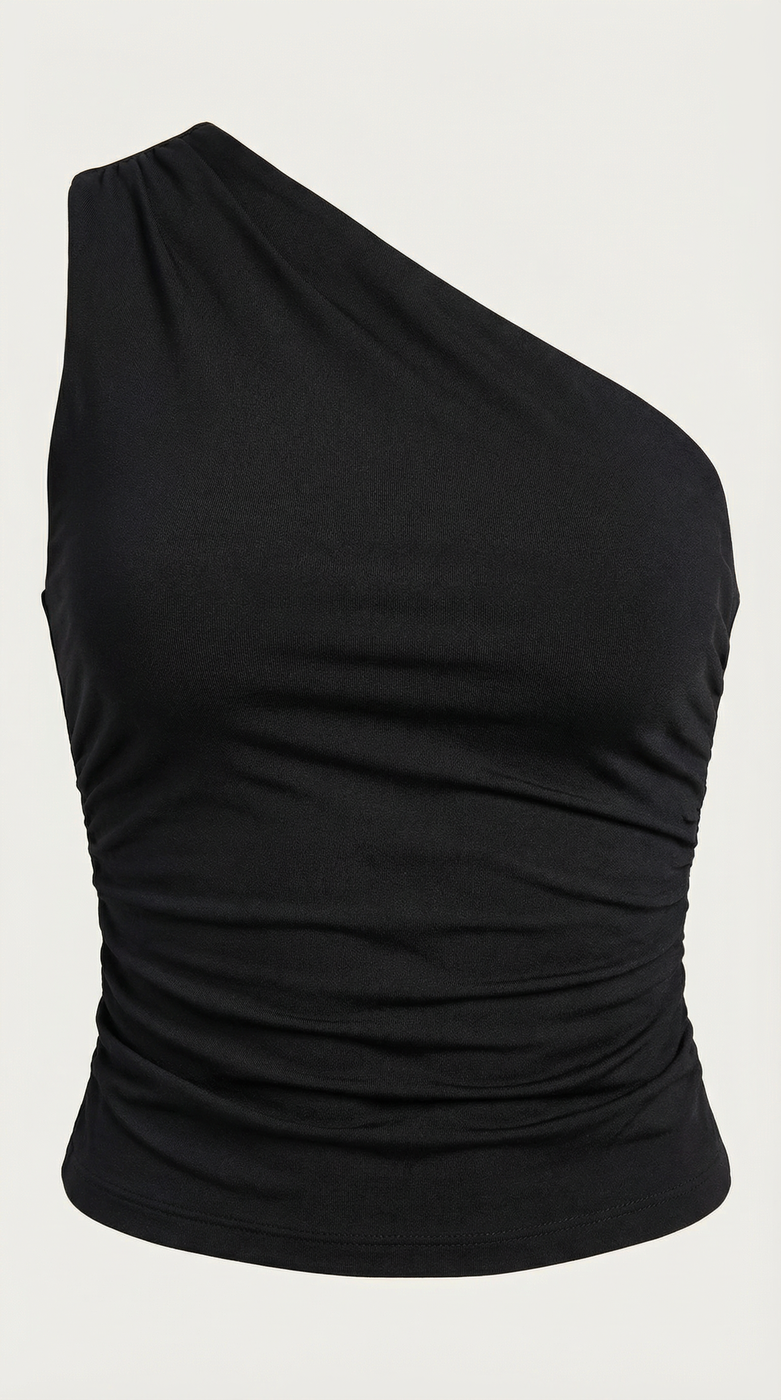 Top Donna Monospalla Elasticizzato Aderente Seconda Pelle