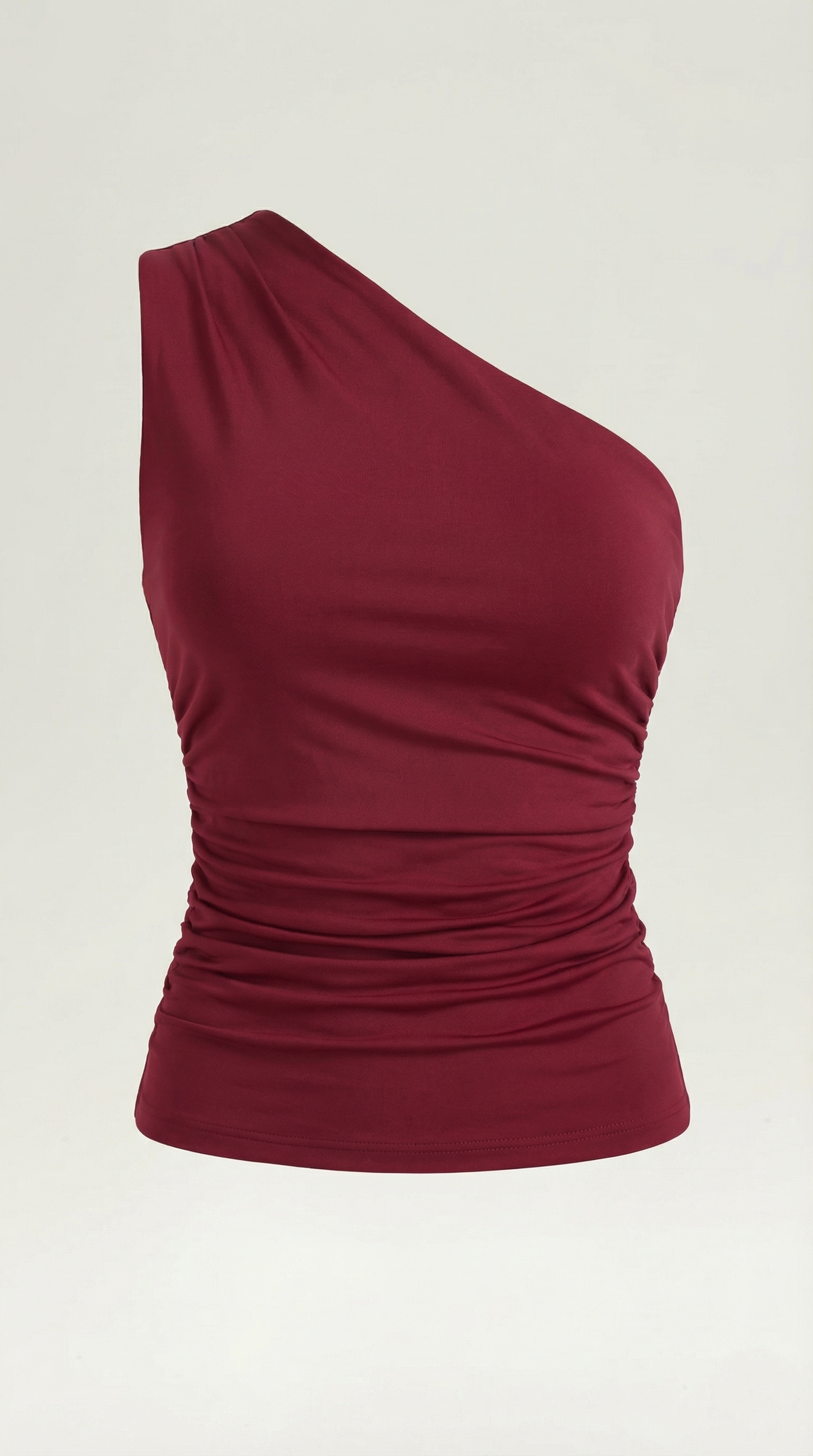 Top Donna Monospalla Elasticizzato Aderente Seconda Pelle