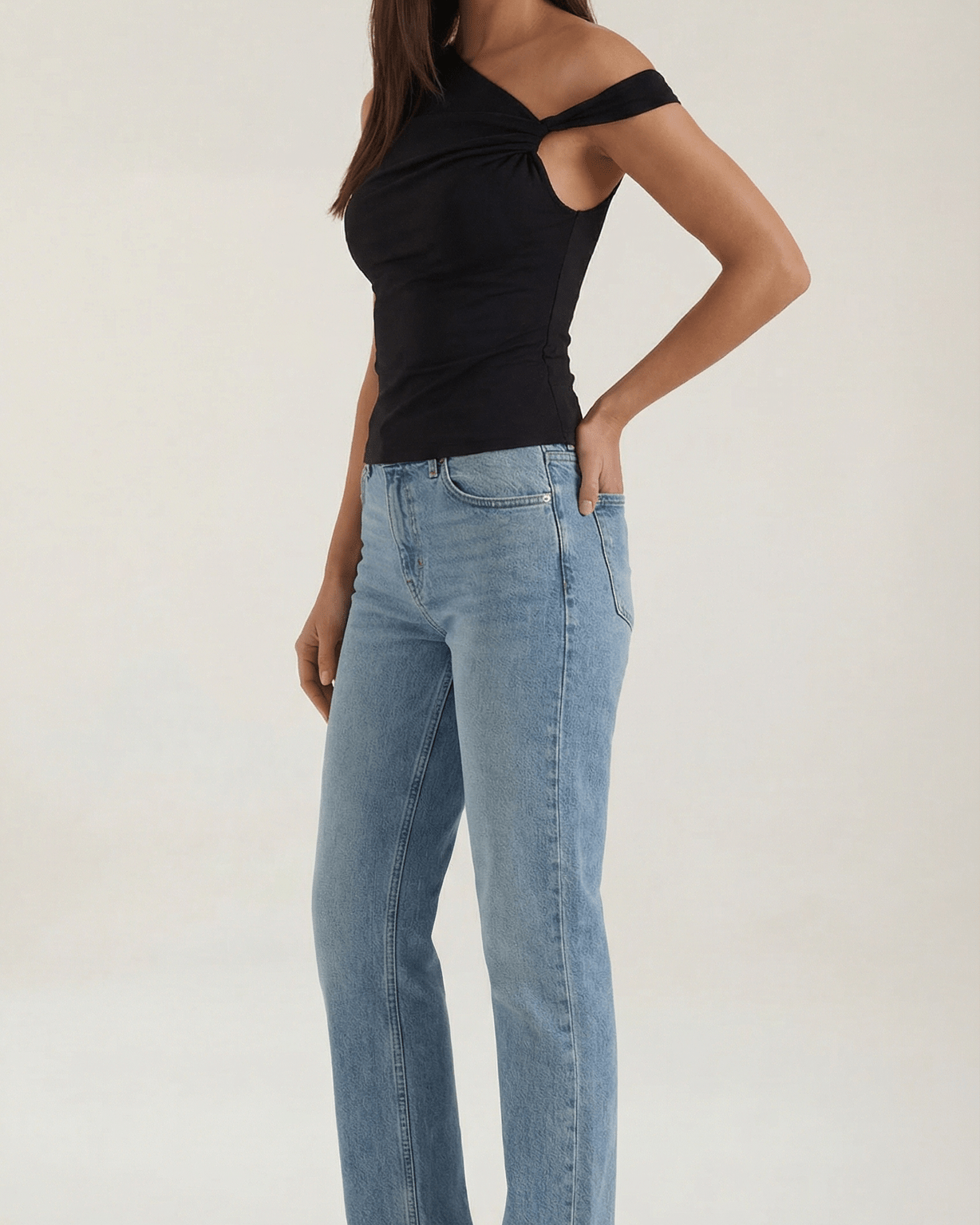 Aurazio Top Monospalla da Donna