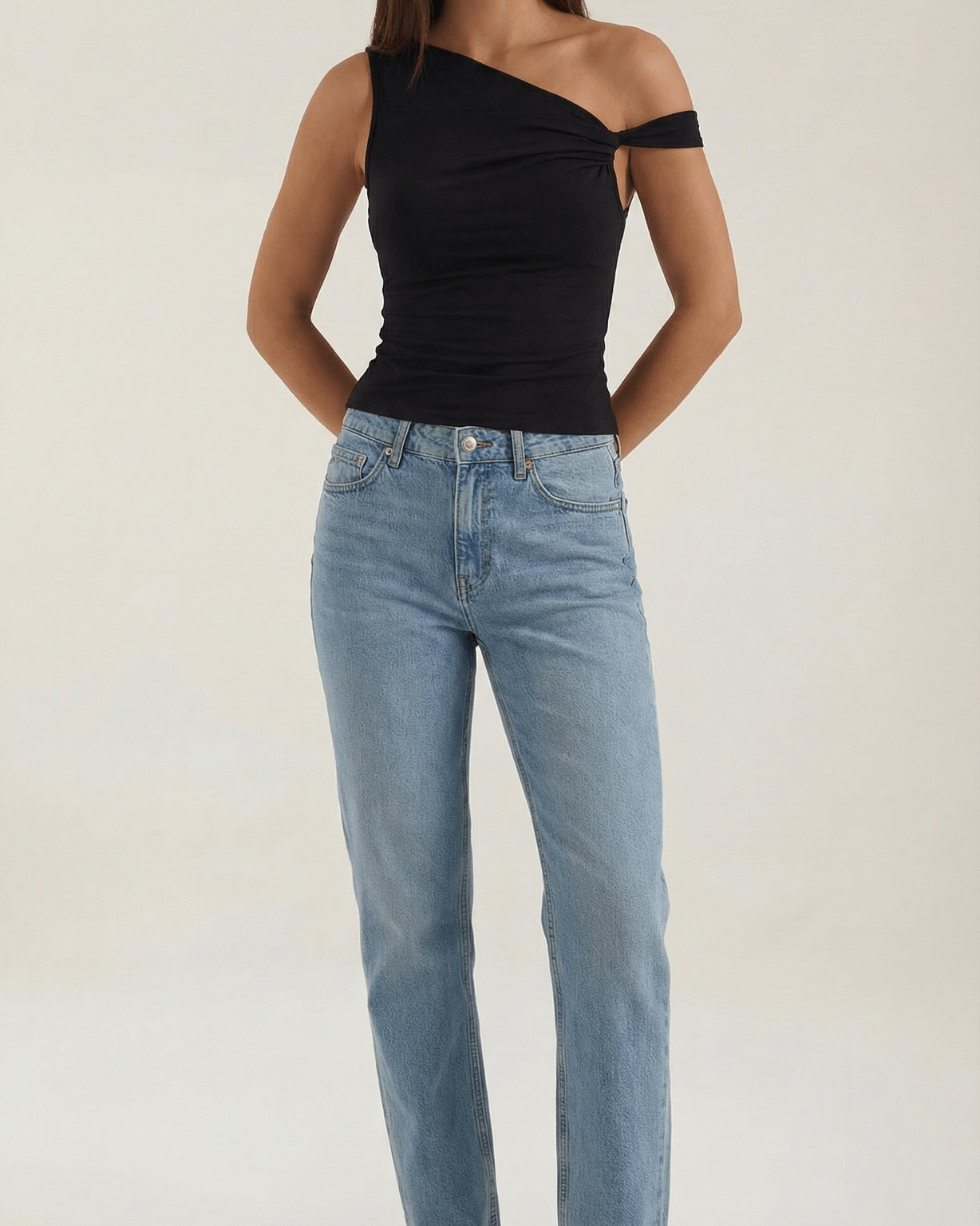 Aurazio Top Monospalla da Donna