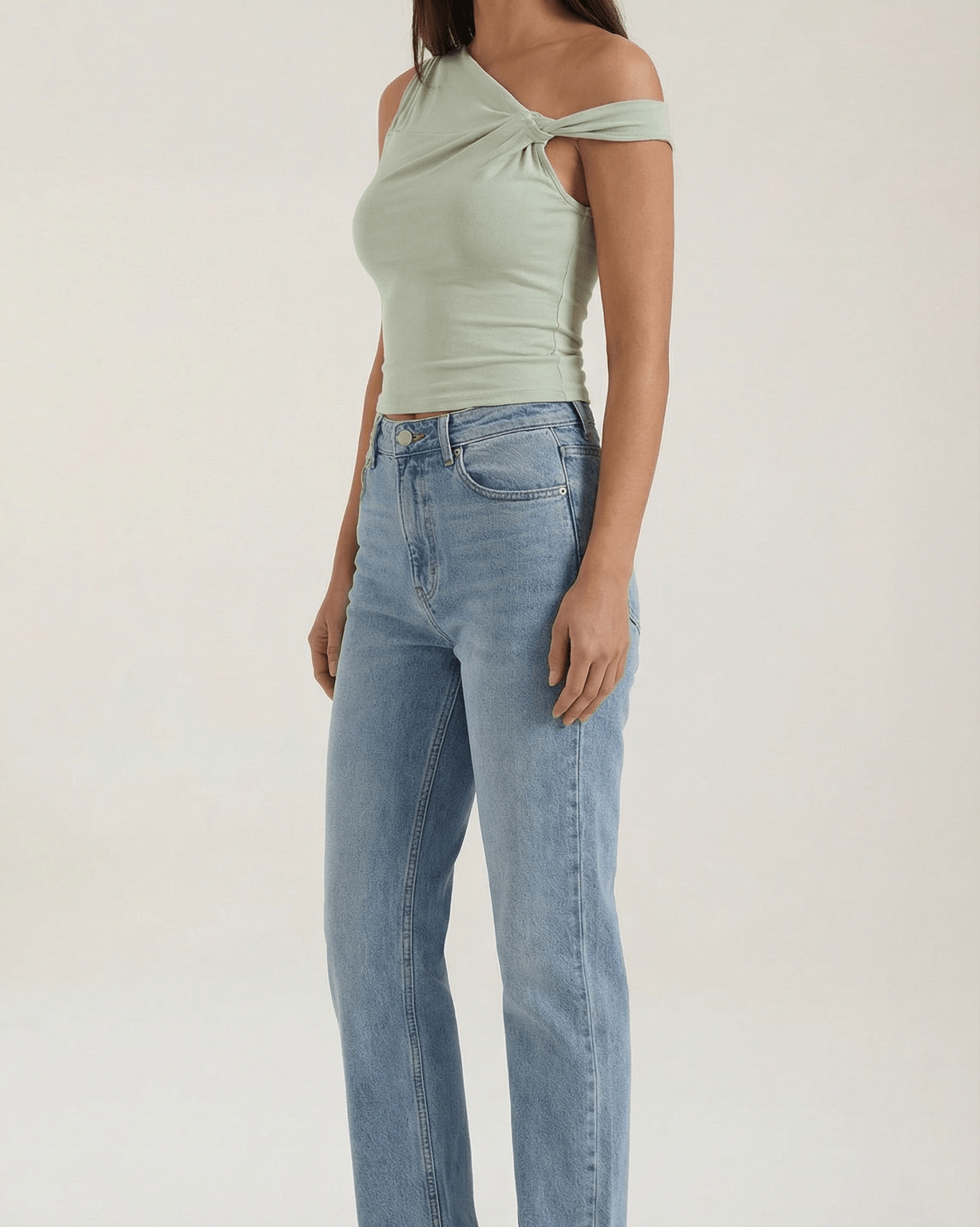 Aurazio Top Monospalla da Donna