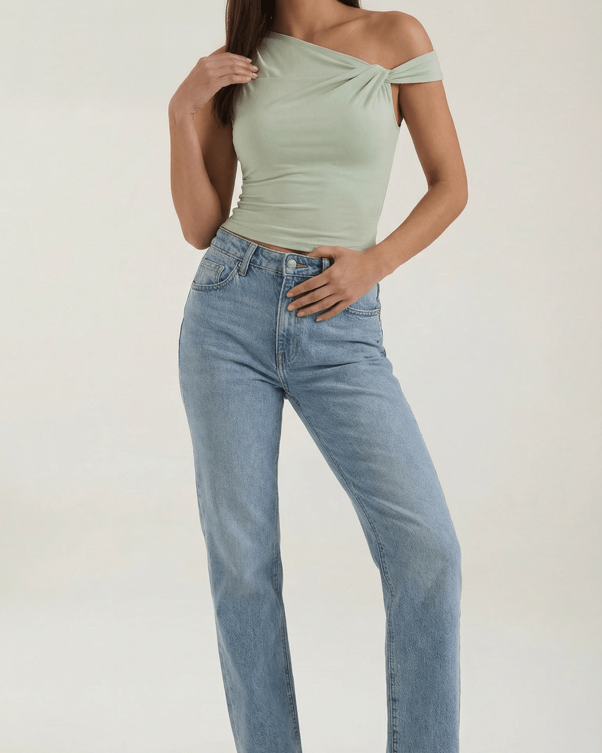 Aurazio Top Monospalla da Donna