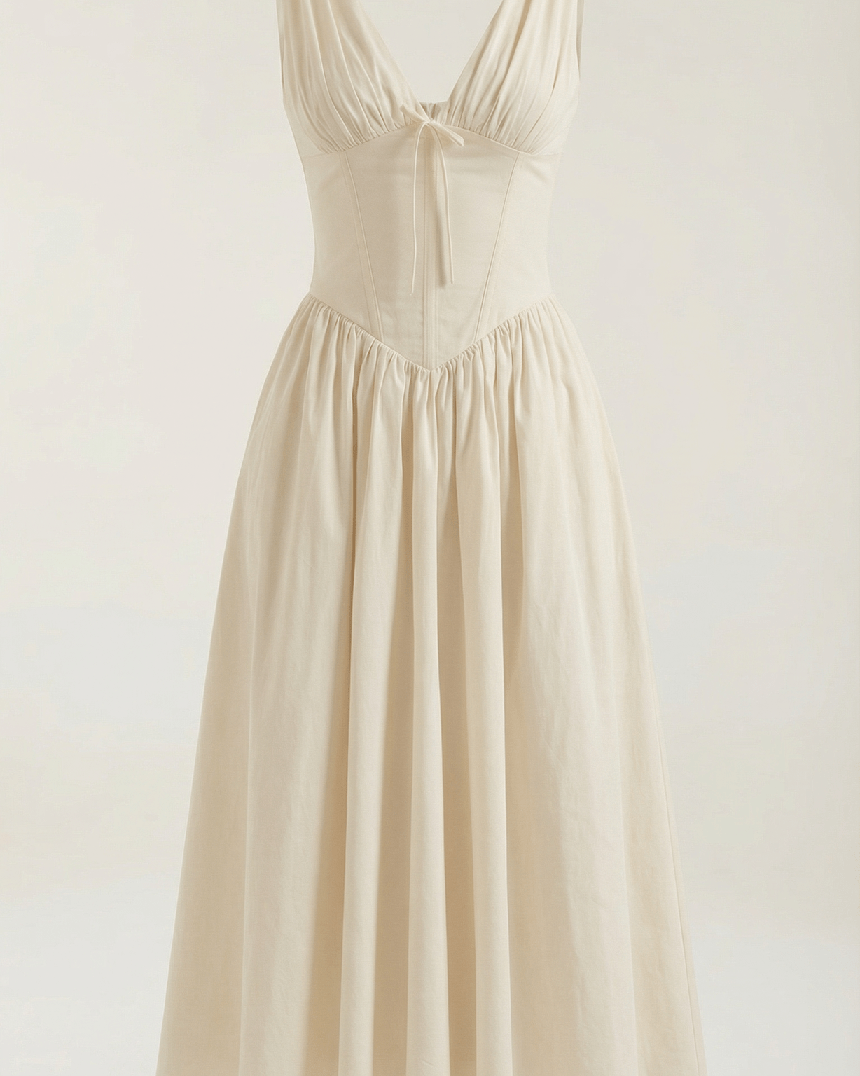 Aurazio Vestito Midi Con Scollo a V per Donna