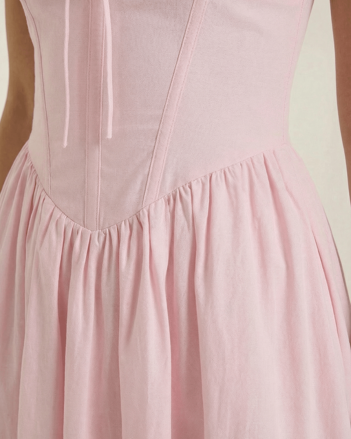 Aurazio Vestito Midi Con Scollo a V per Donna