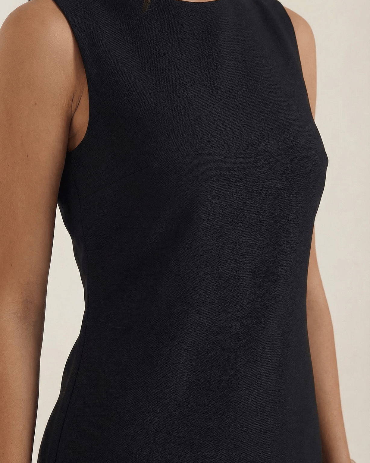 Aurazio Vestito Mini Senza Maniche Da Donna