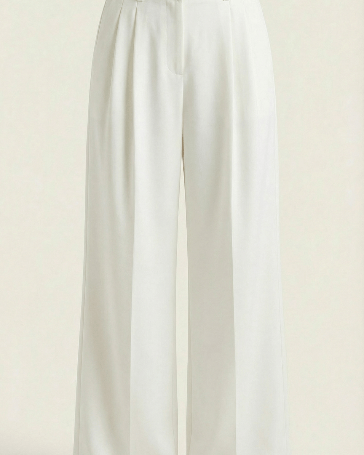 Aurazio Pantaloni a Vita Alta Dritti da Donna