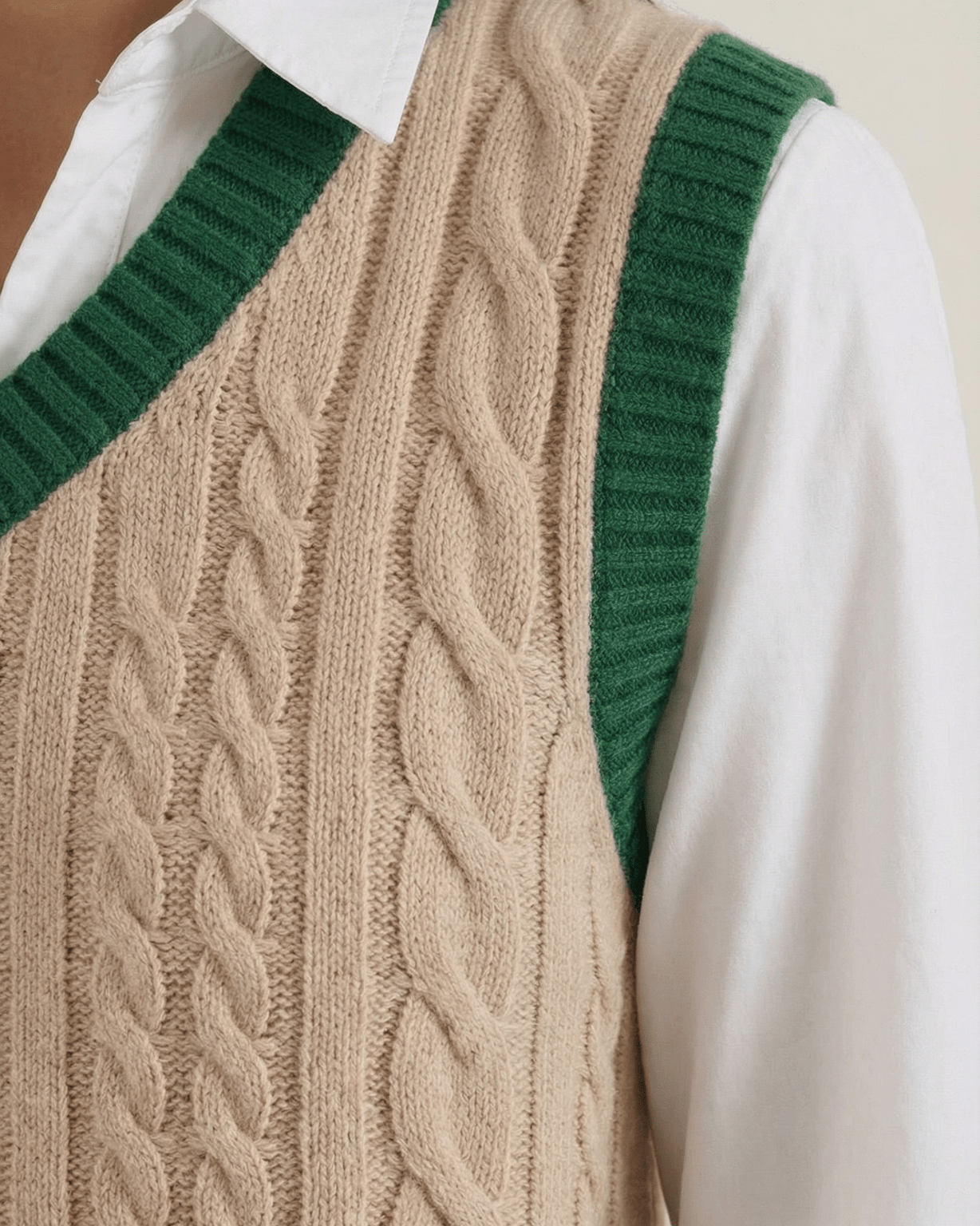 Aurazio Gilet a Coste in Maglia da donna