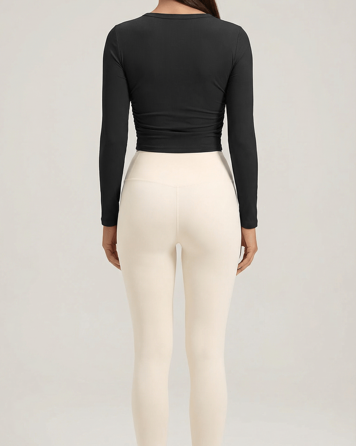 Aurazio Top Corto a Costine per Donna