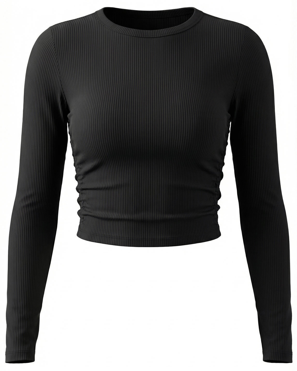 Aurazio Top Corto a Costine per Donna