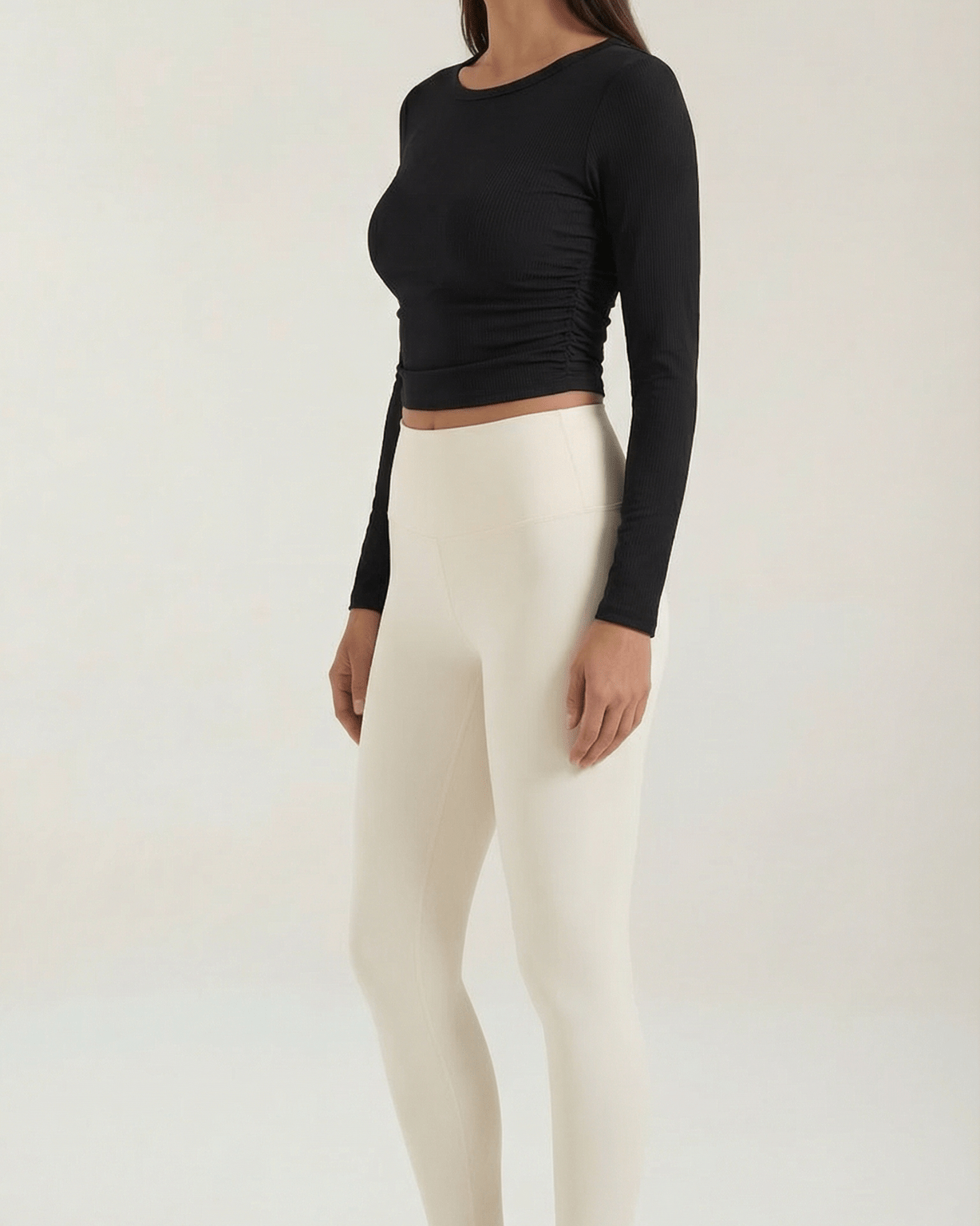 Aurazio Top Corto a Costine per Donna