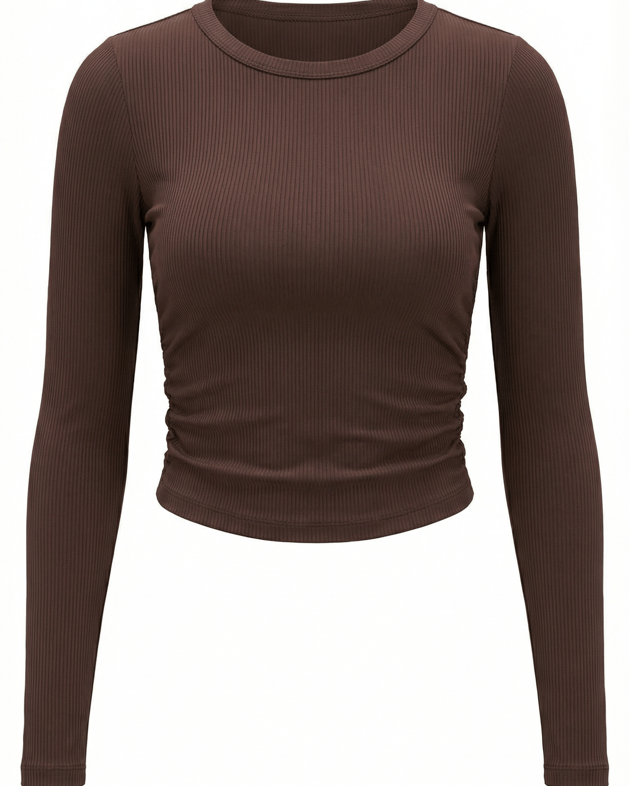 Aurazio Top Corto a Costine per Donna