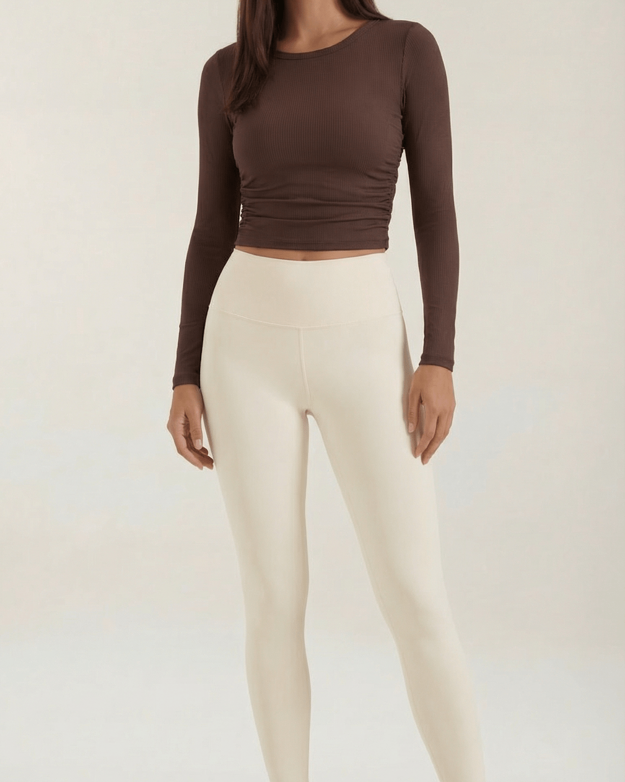 Aurazio Top Corto a Costine per Donna