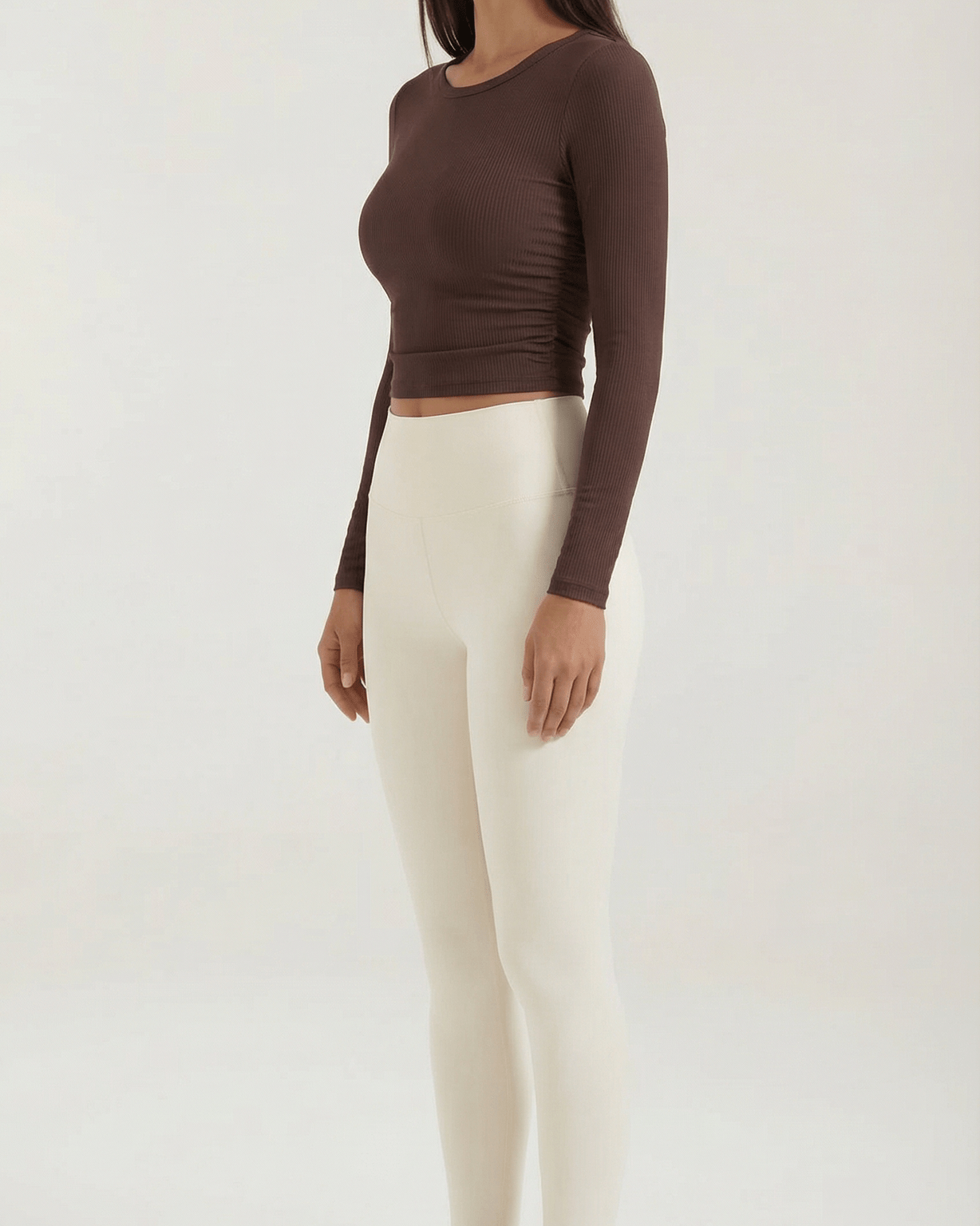 Aurazio Top Corto a Costine per Donna