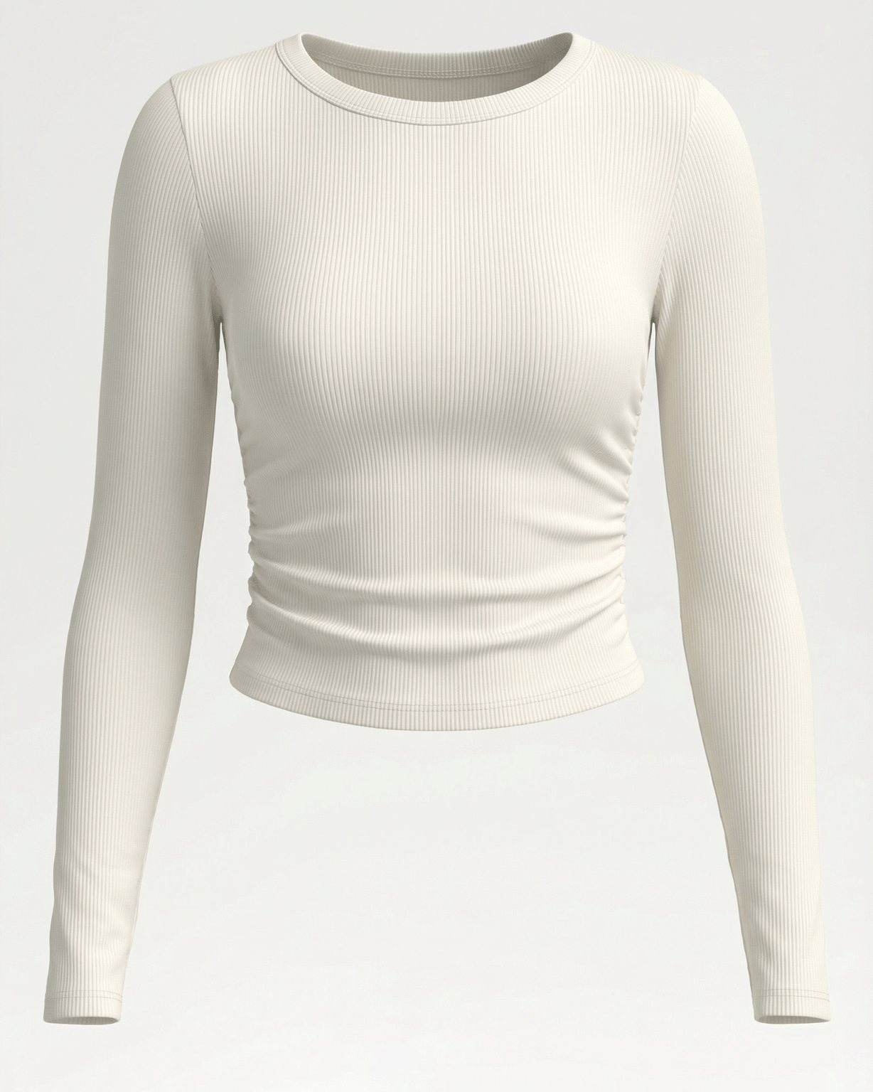 Aurazio Top Corto a Costine per Donna