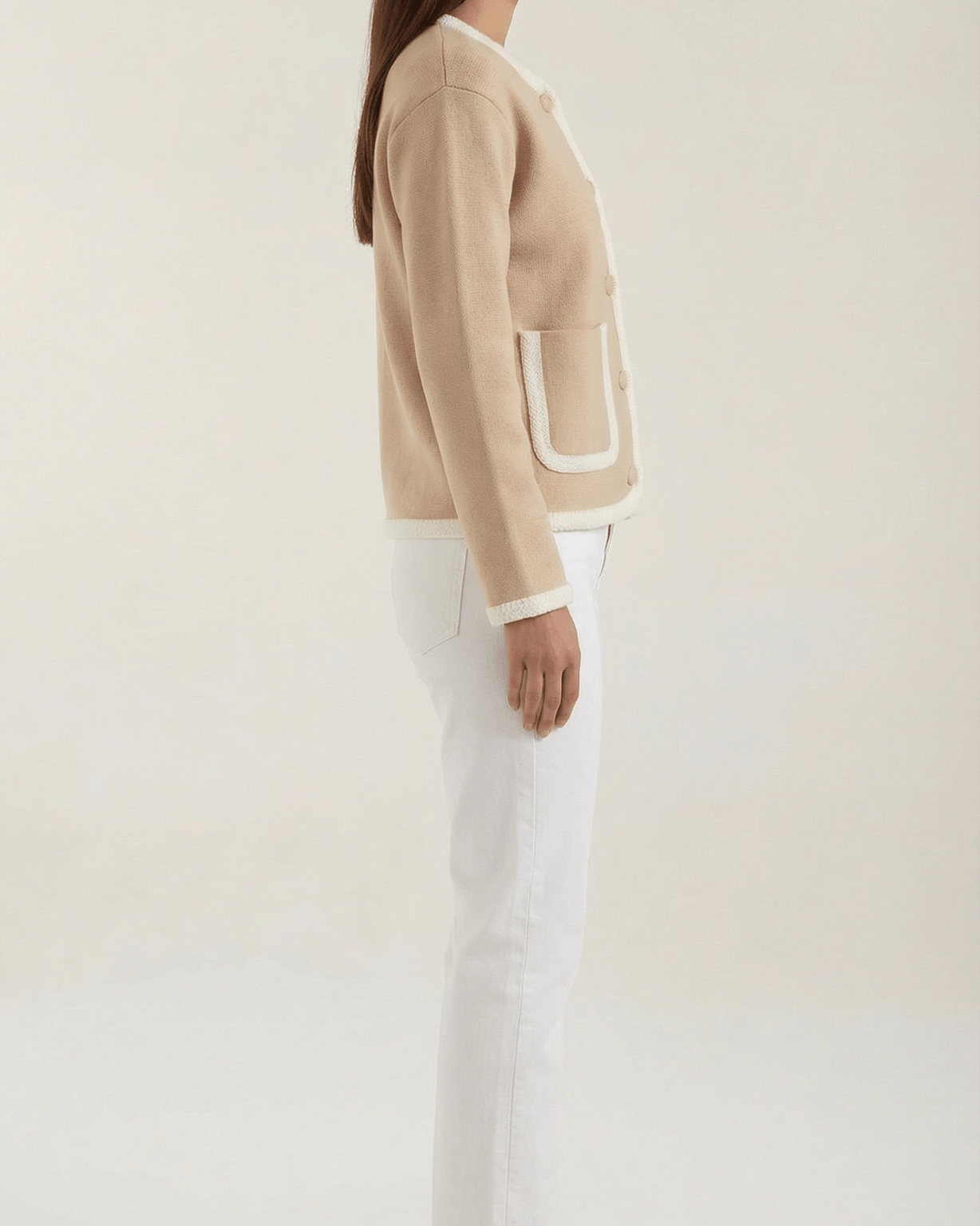 Aurazio Cardigan Classico in Maglia per Donna