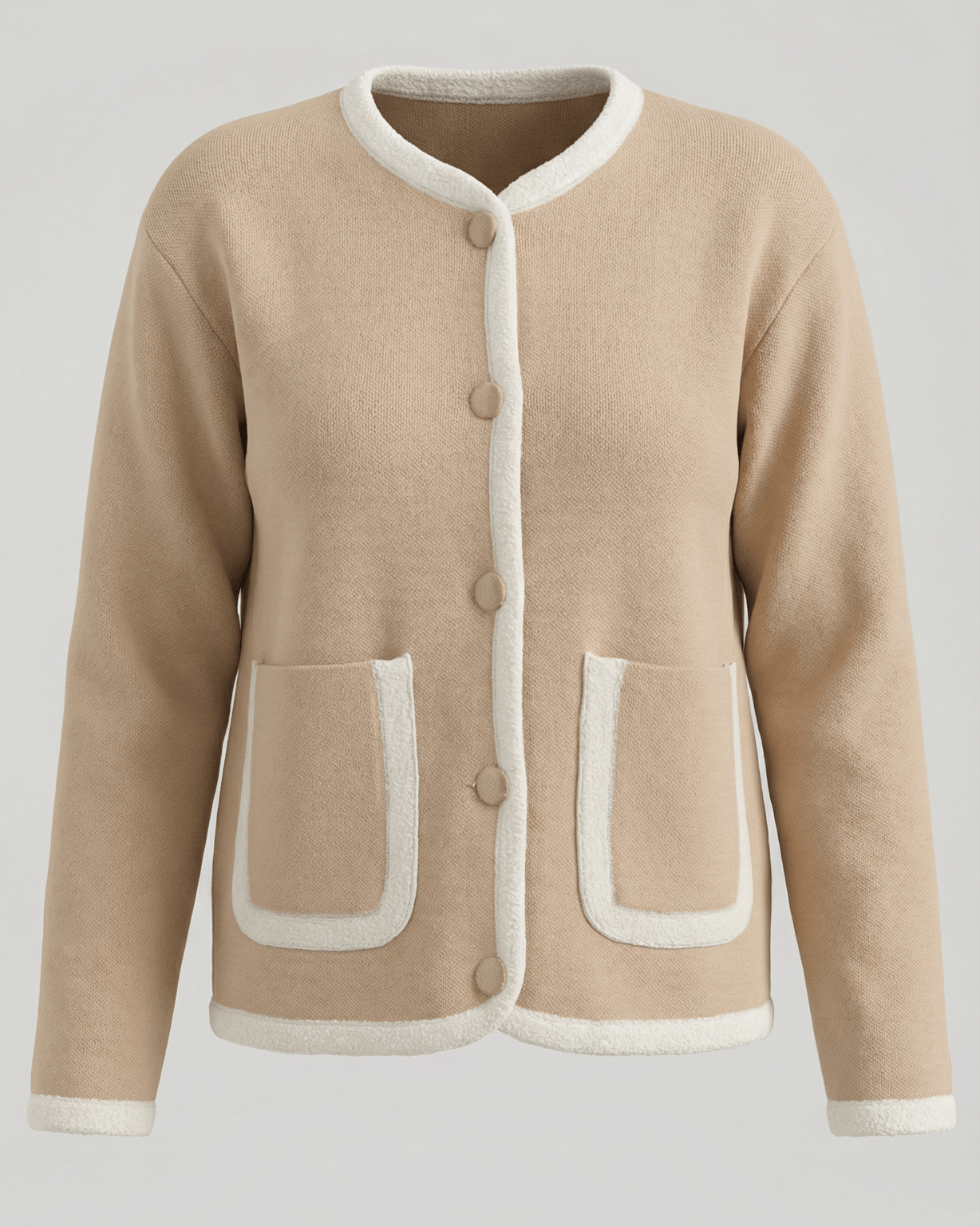 Aurazio Cardigan Classico in Maglia per Donna