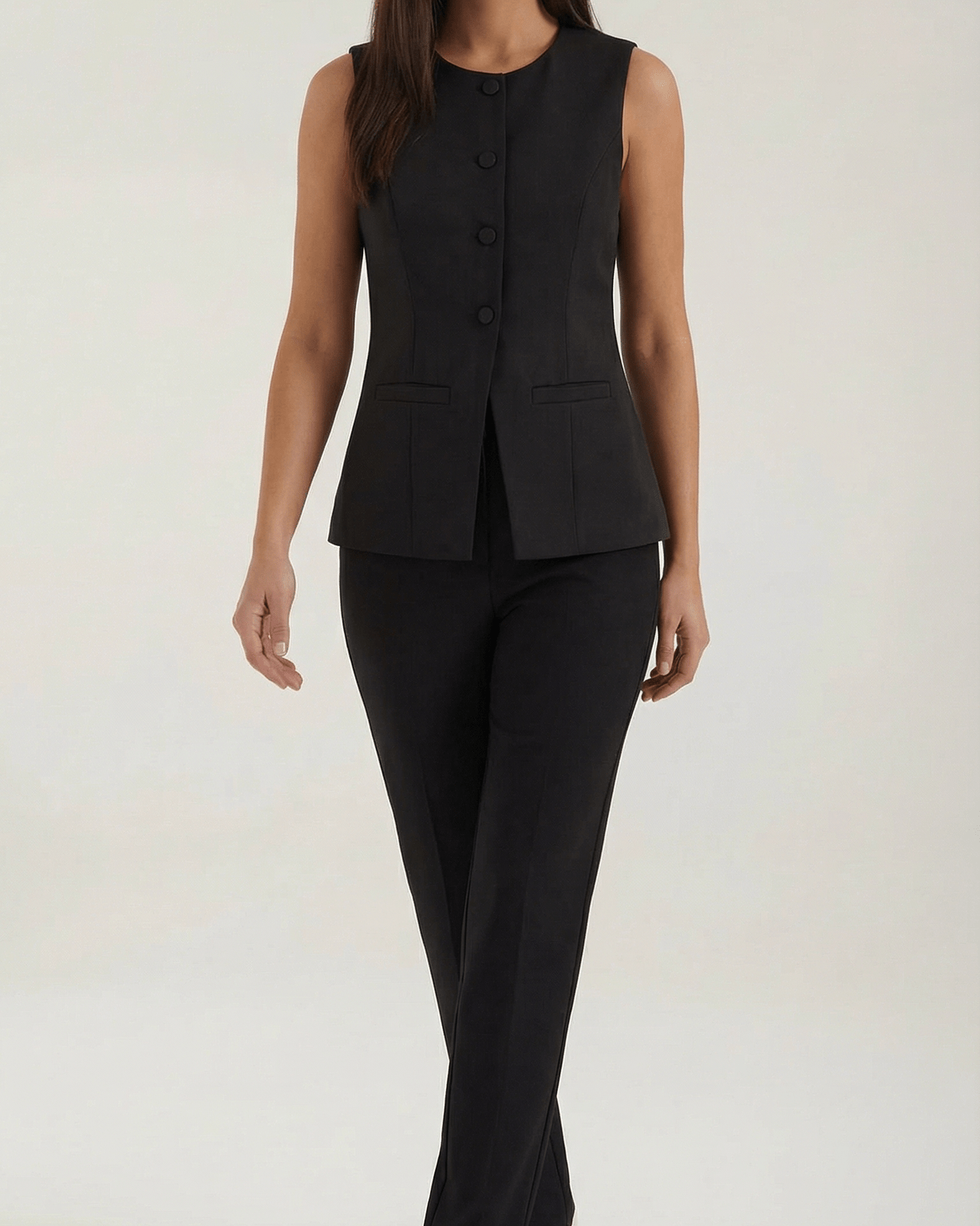 Aurazio Canotta con Bottoni Frontali da Donna