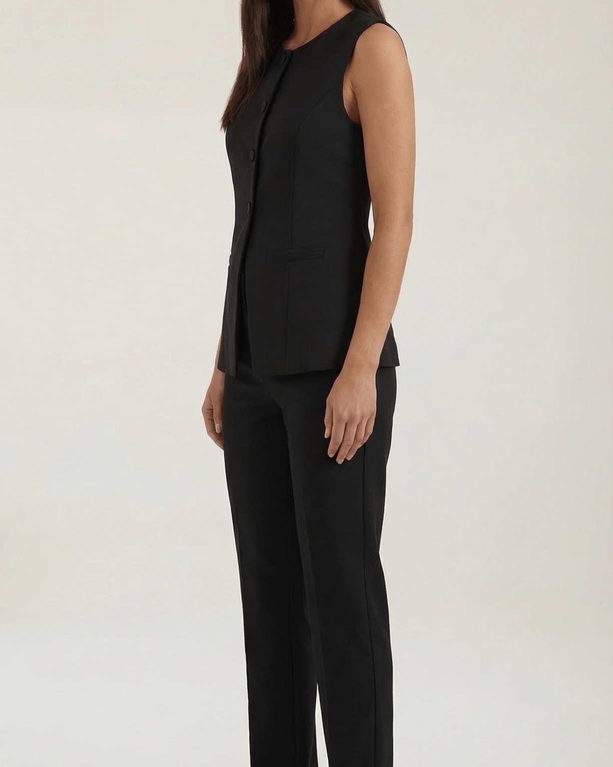 Aurazio Canotta con Bottoni Frontali da Donna