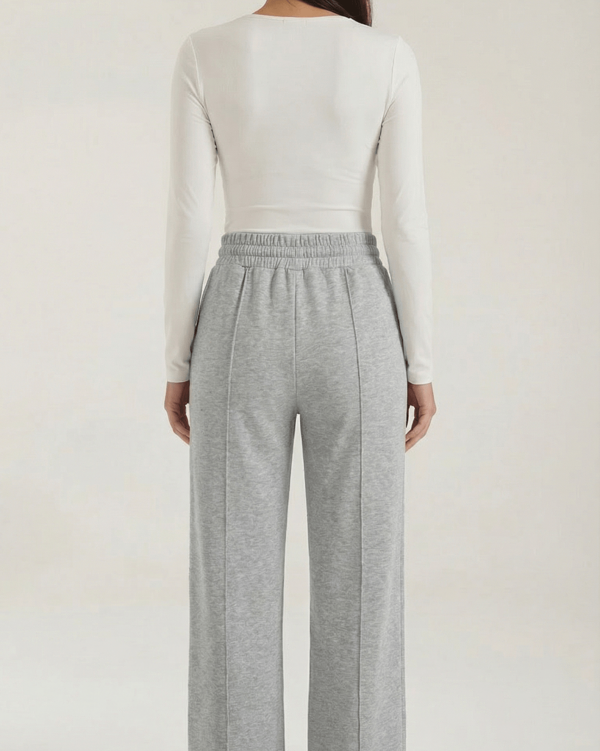 Aurazio Pantaloni a Gamba Larga con Coulisse da Donna