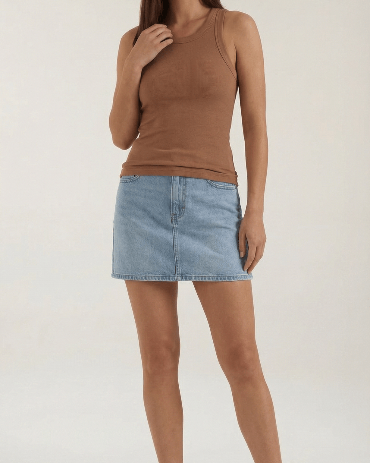 Aurazio Top Senza Maniche per Donna