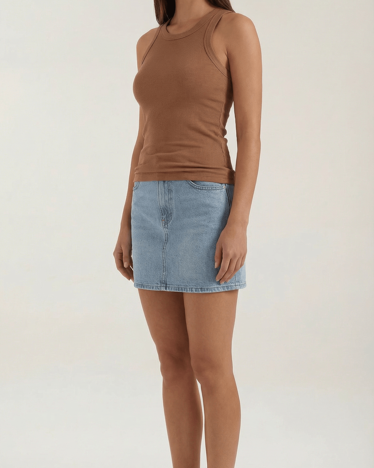 Aurazio Top Senza Maniche per Donna