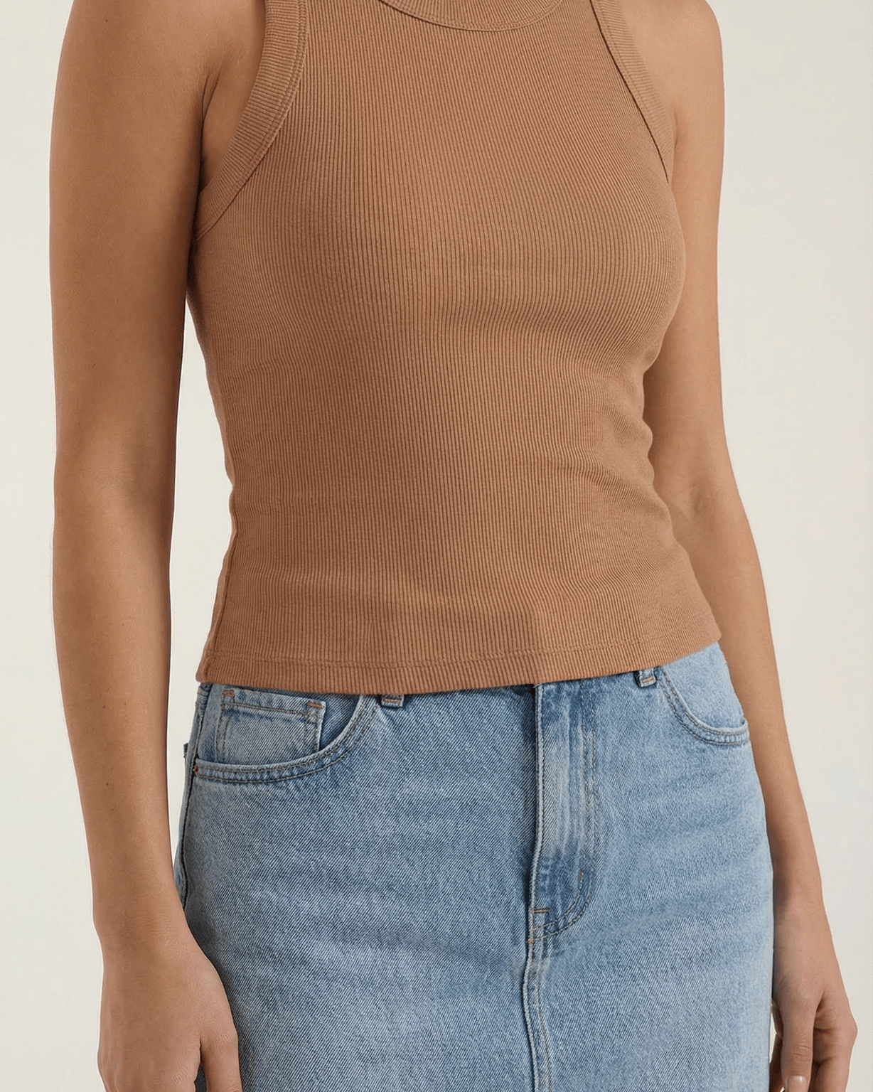 Aurazio Top Senza Maniche per Donna