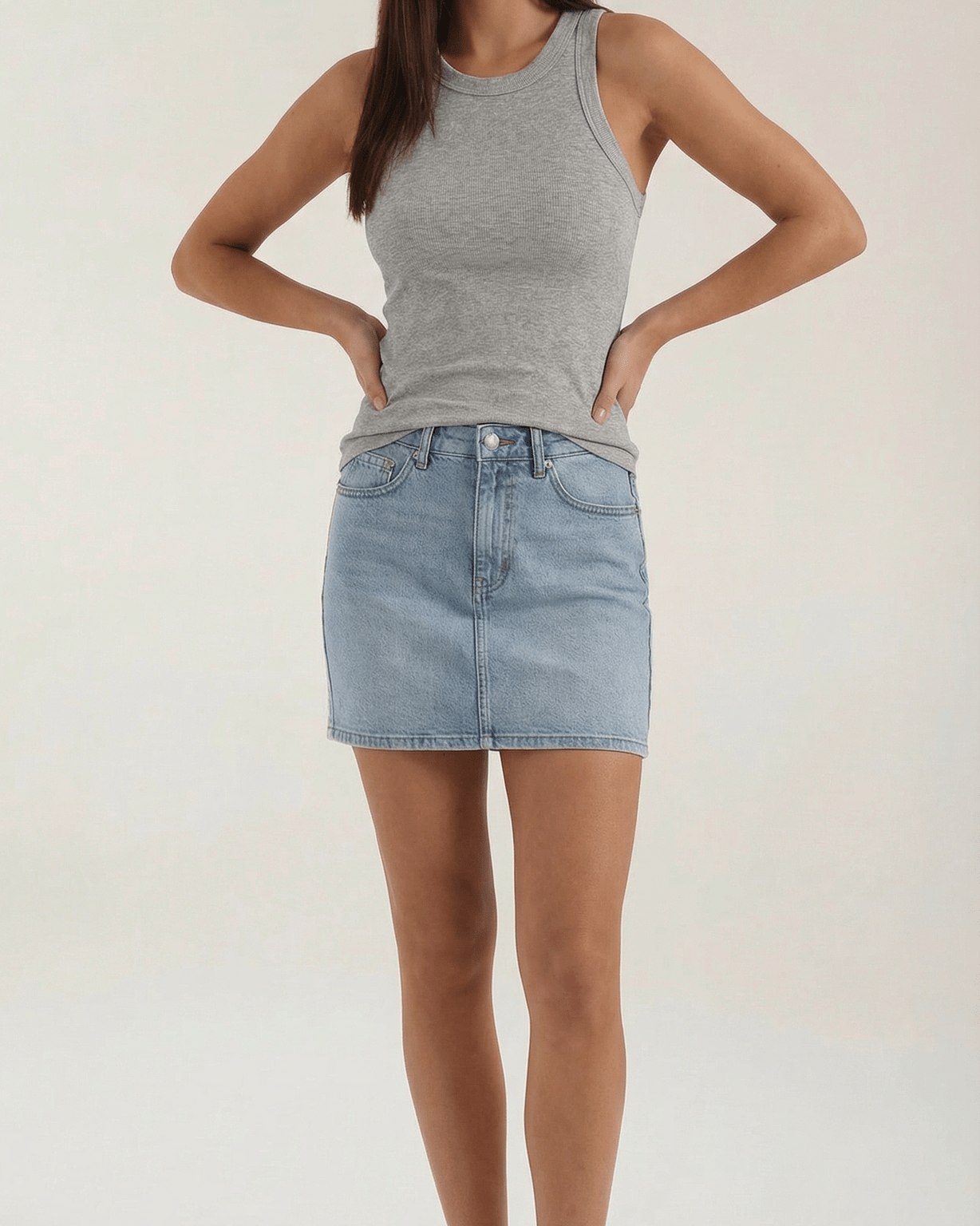 Aurazio Top Senza Maniche per Donna