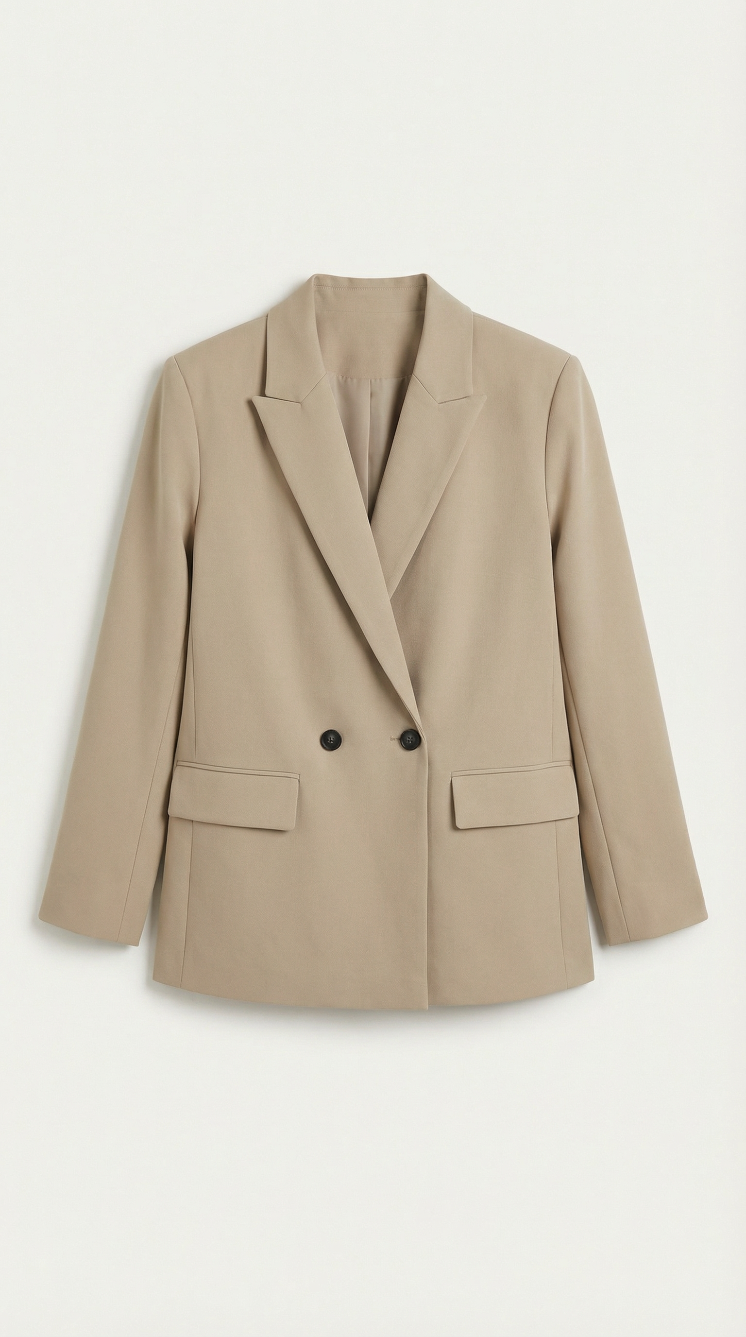 Blazer Donna Classico Longline Spalle Strutturate Sartoriale