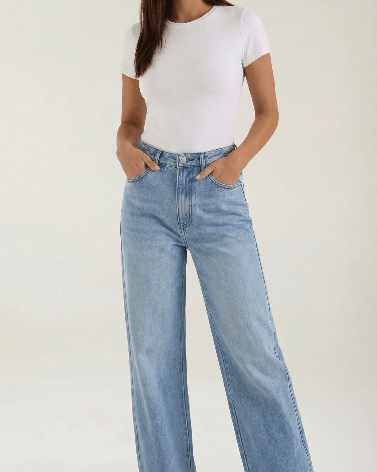 Aurazio Jeans Larghi da Donna