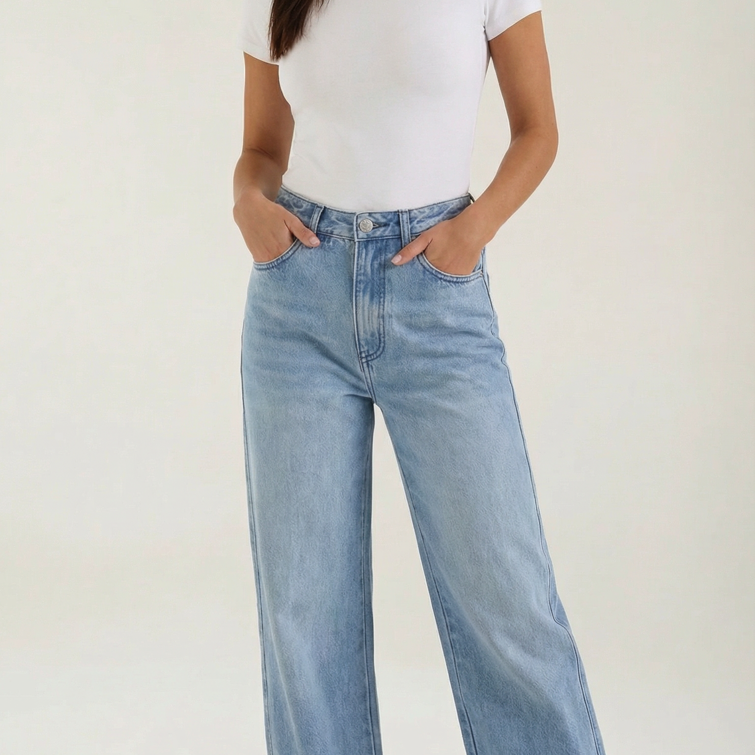 Aurazio Jeans Larghi da Donna