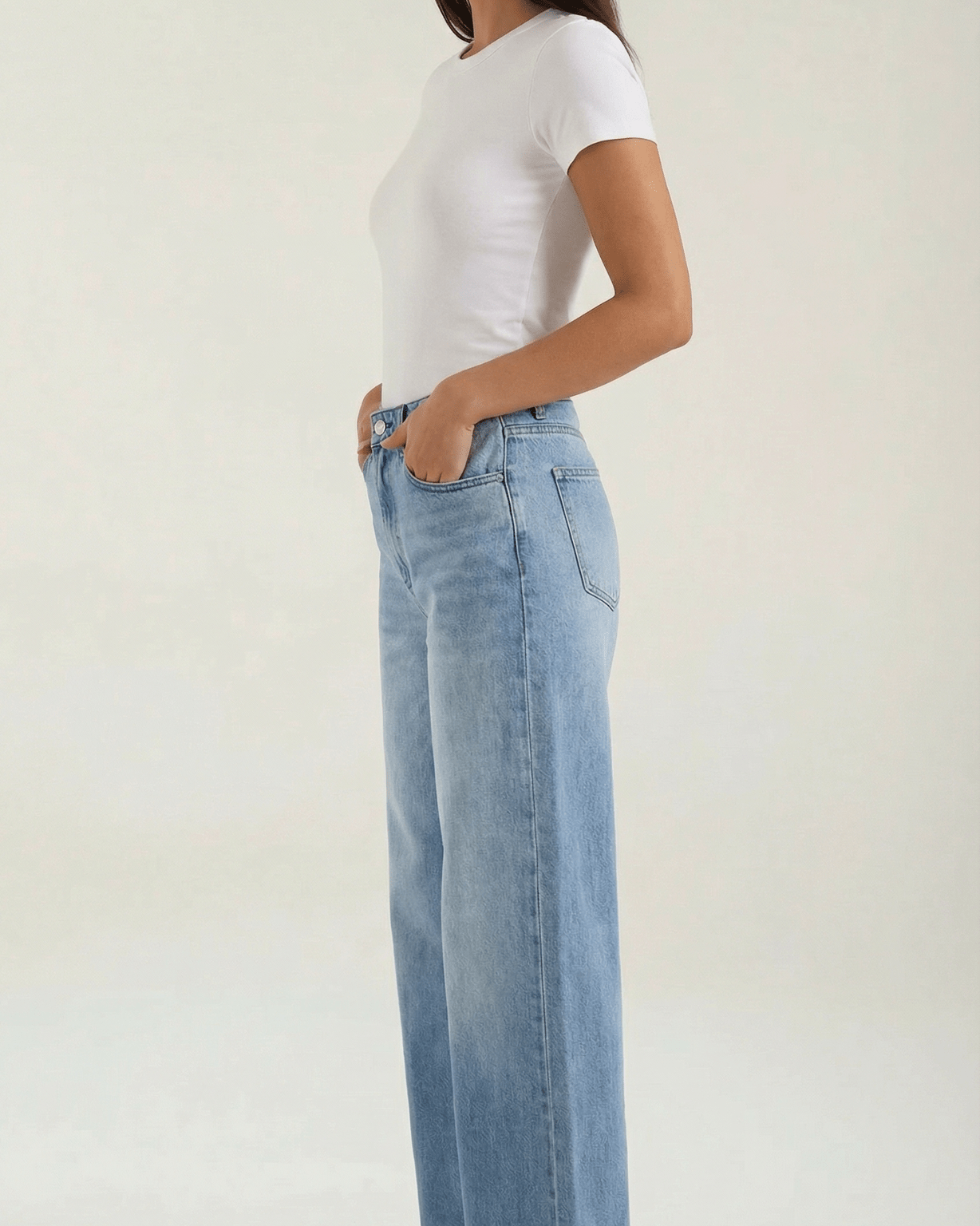 Aurazio Jeans Larghi da Donna