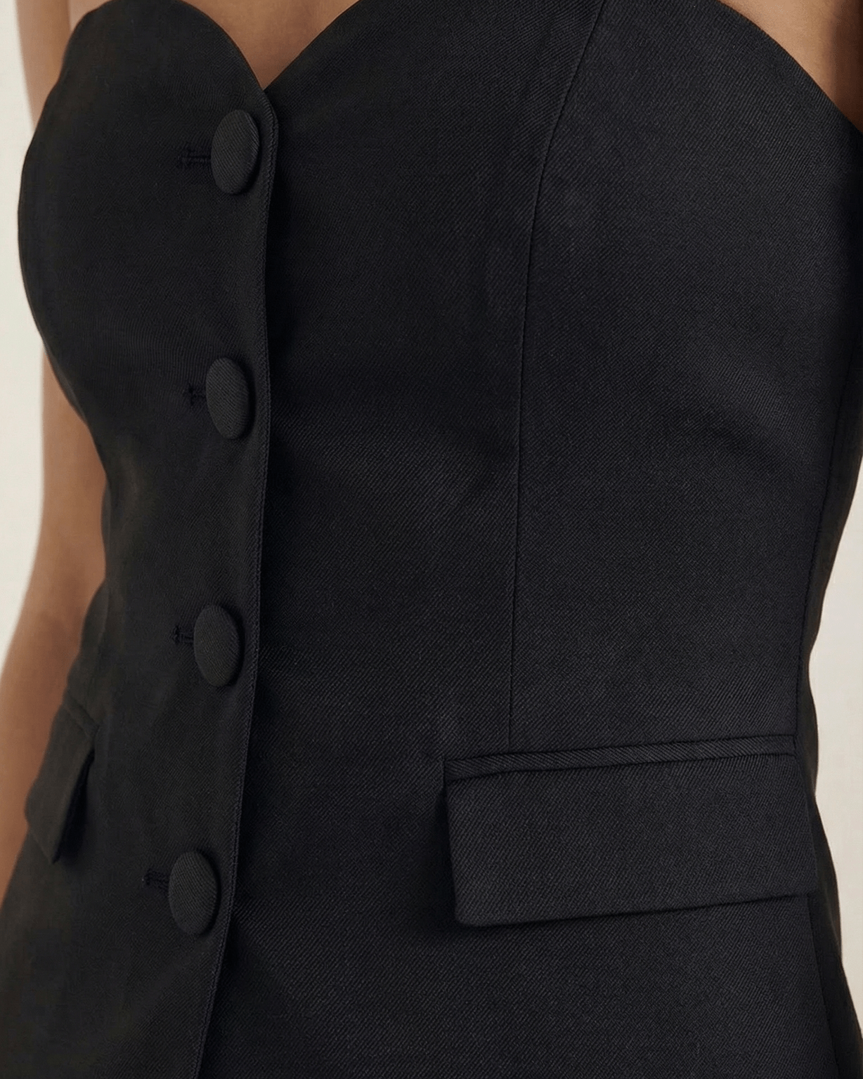 Aurazio Top Blazer Senza Spalline da Donna