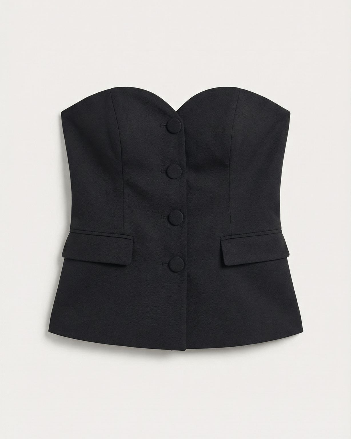 Aurazio Top Blazer Senza Spalline da Donna