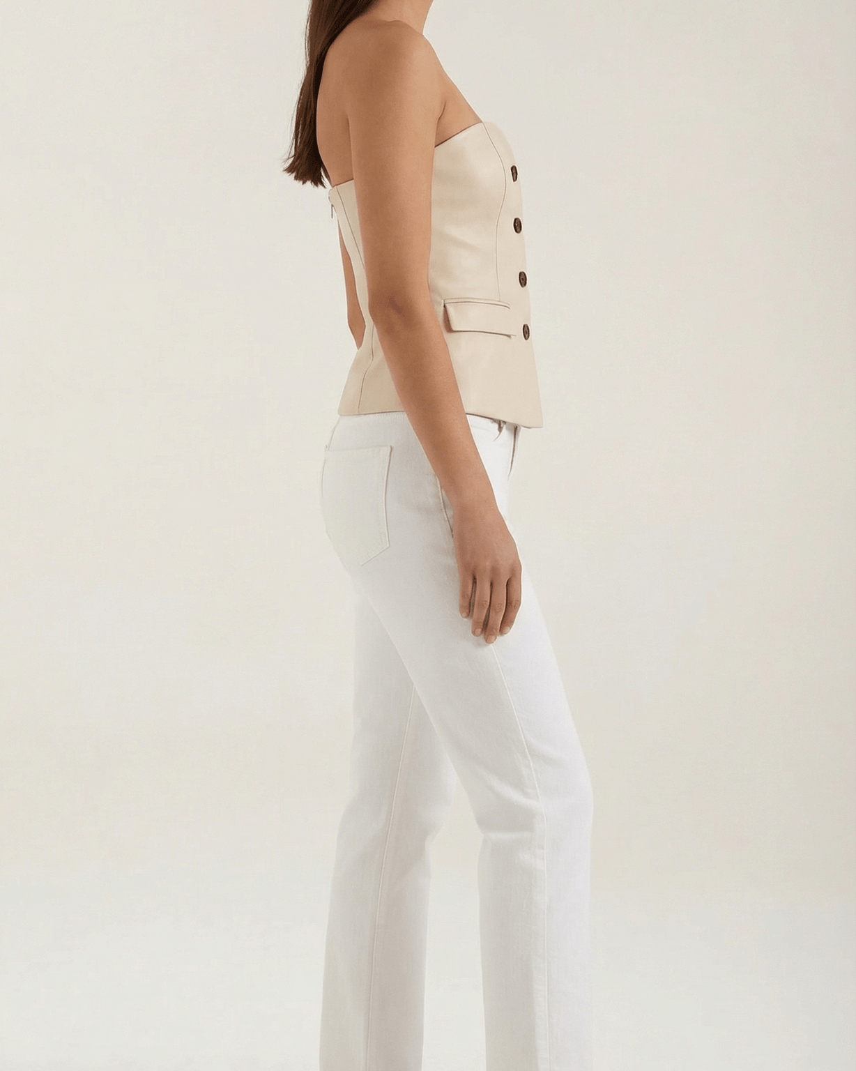 Aurazio Top Blazer Senza Spalline da Donna