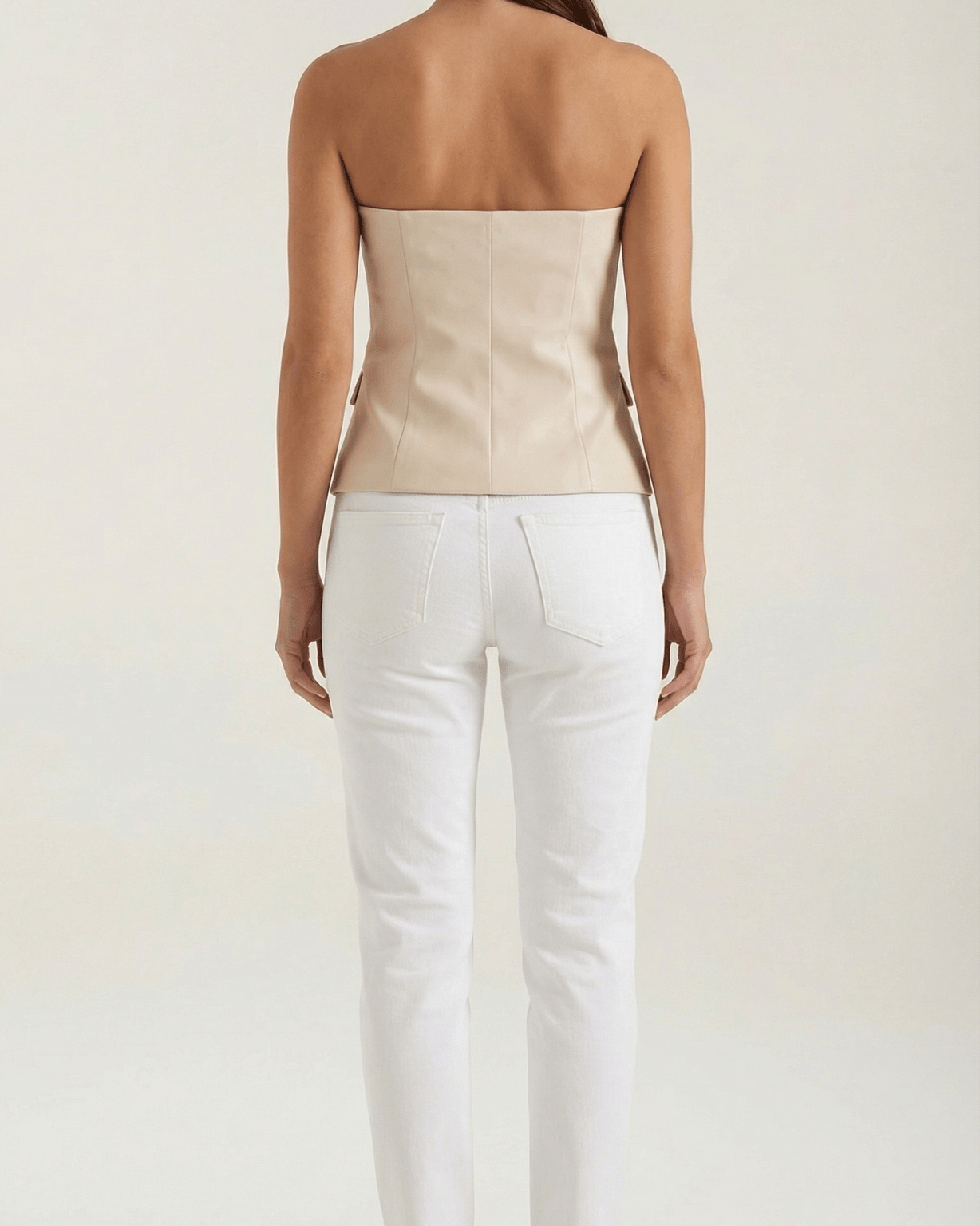 Aurazio Top Blazer Senza Spalline da Donna