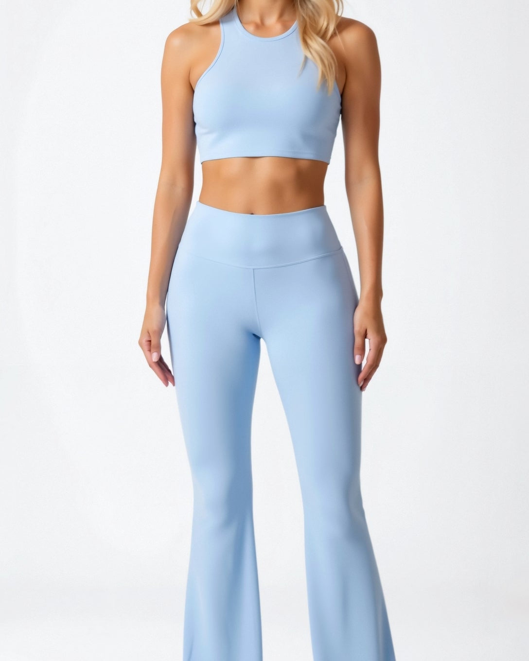 Aurazio Leggings a Campana da Donna