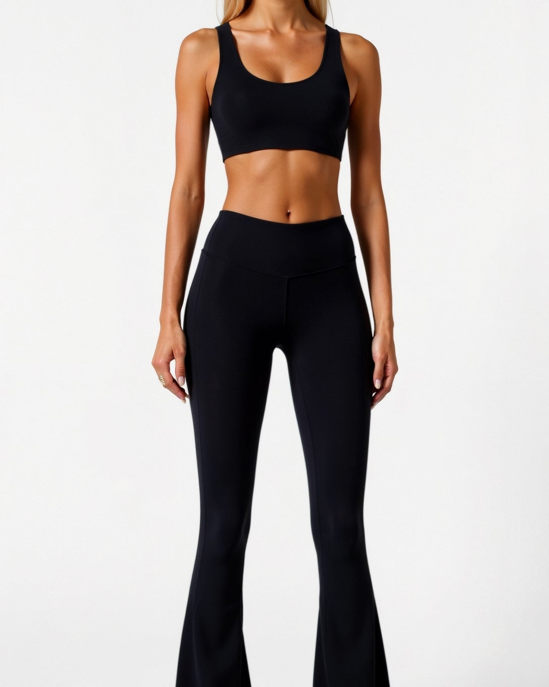 Aurazio Leggings a Campana da Donna