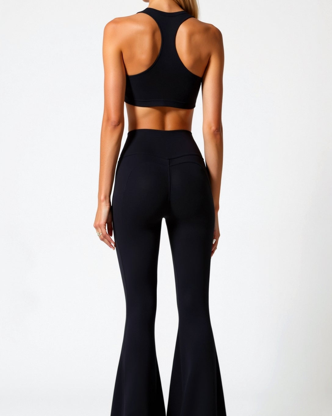 Aurazio Leggings a Campana da Donna