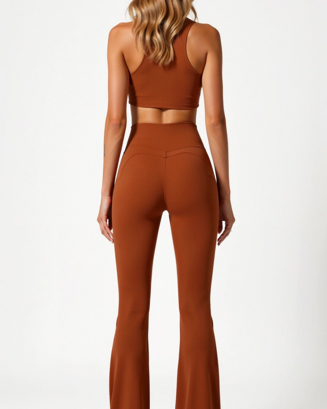 Aurazio Leggings a Campana da Donna