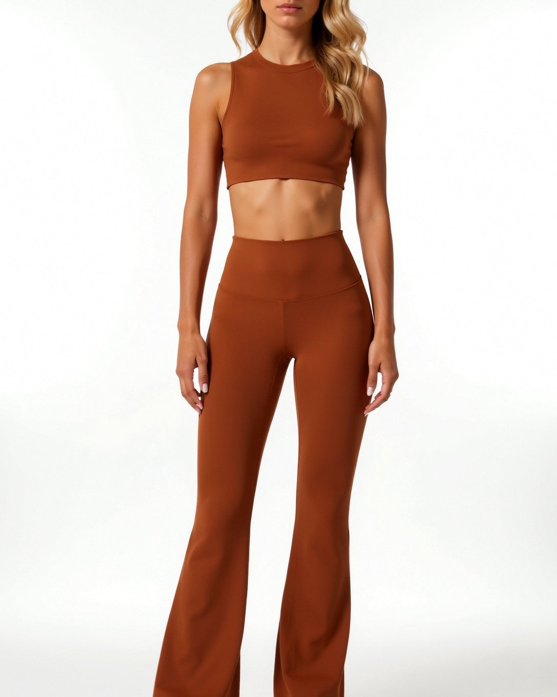 Aurazio Leggings a Campana da Donna