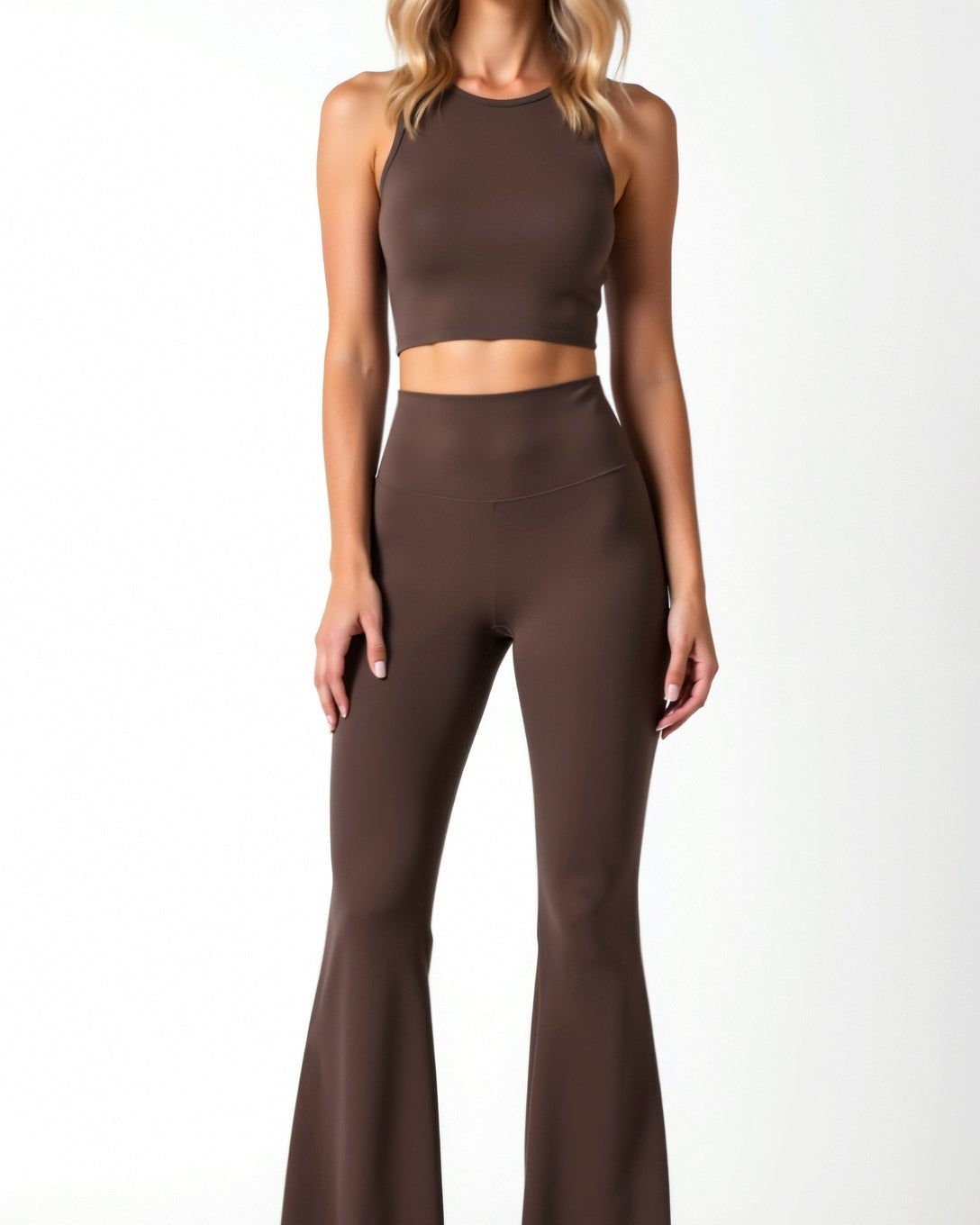 Aurazio Leggings a Campana da Donna