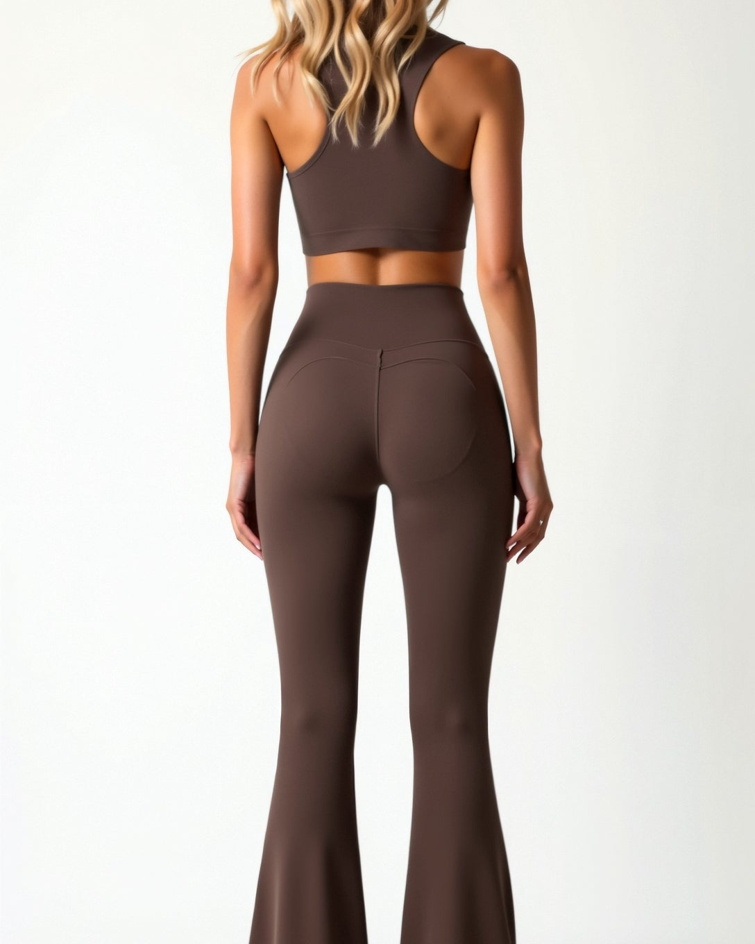 Aurazio Leggings a Campana da Donna