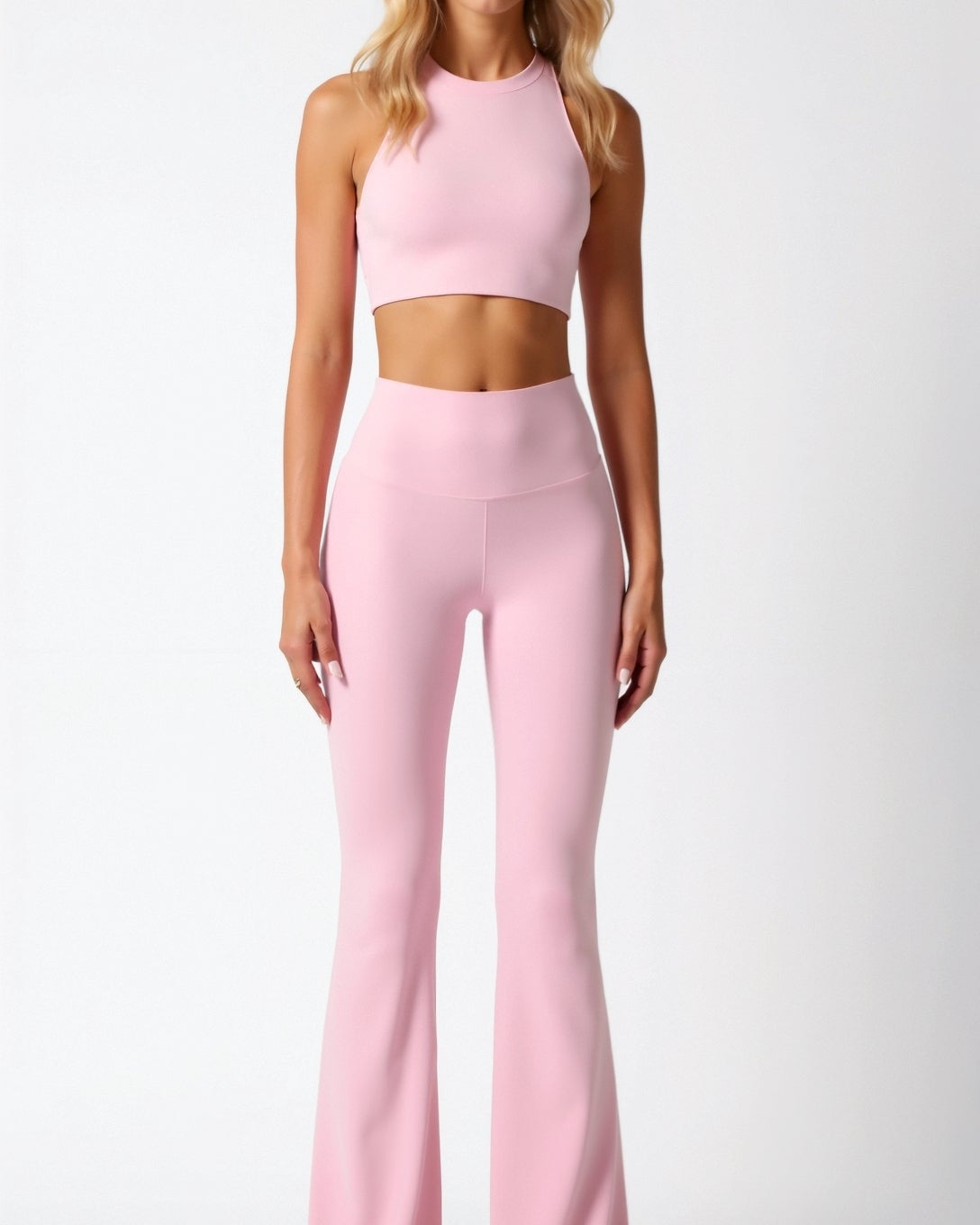 Aurazio Leggings a Campana da Donna