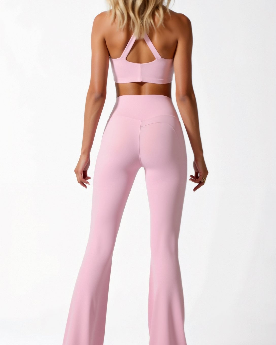 Aurazio Leggings a Campana da Donna